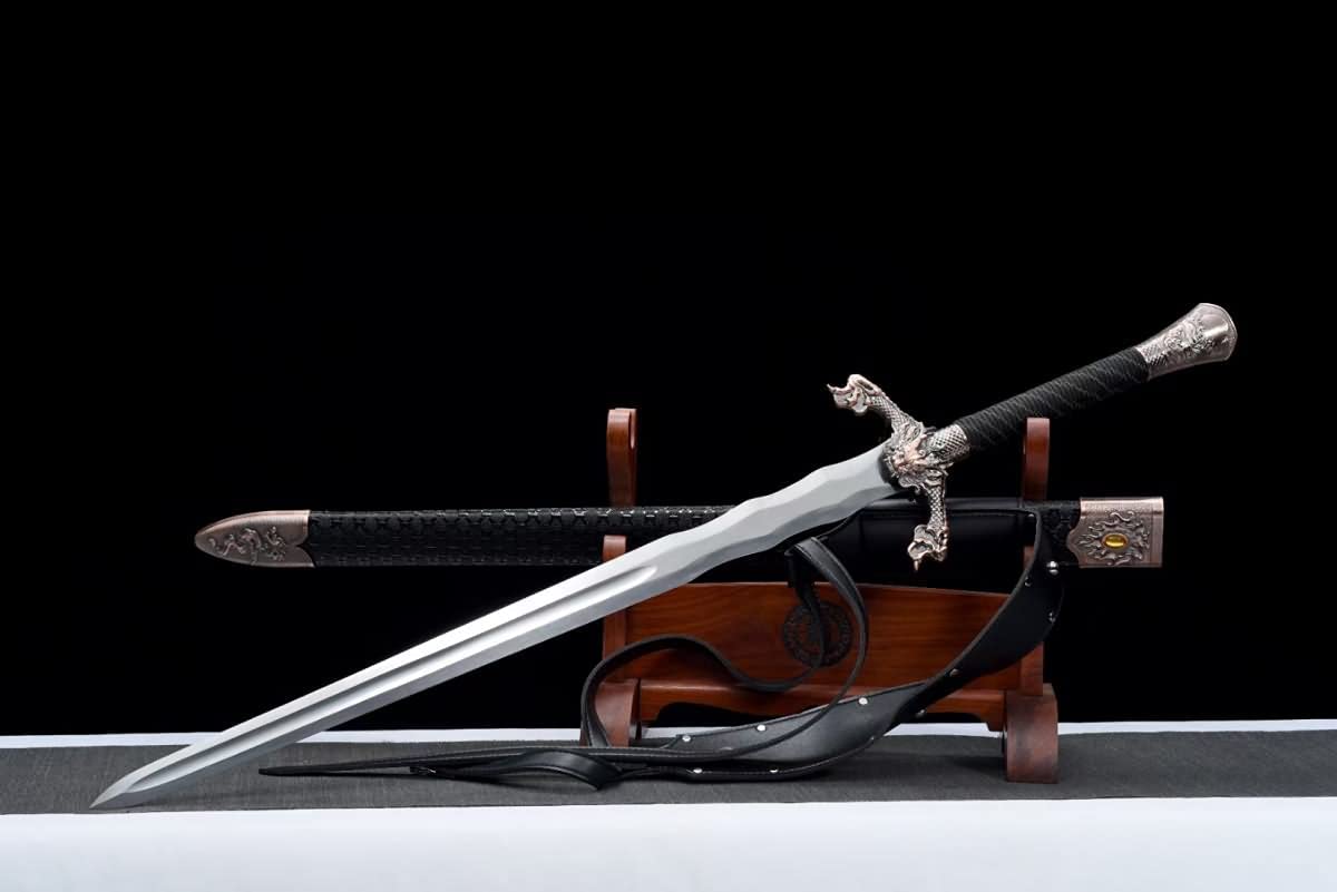Hand Forged Flying Dragon Jian,Forged  9260 Spring Steel Blades,Better Performance Durability