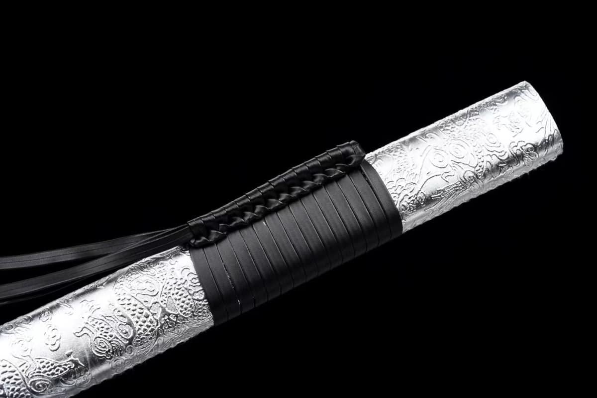 Hand Forged Tang dao Real,Forged 1060 Carbon Steel Etch Blades