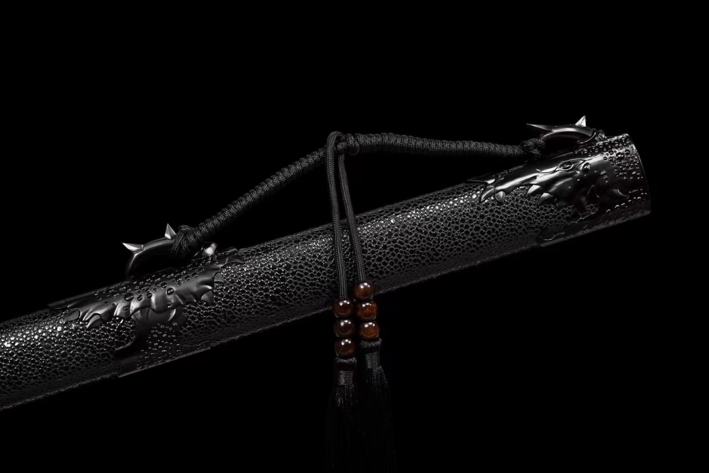 Tang dao Swords Real,High Carbon Steel Blades,Alloy Fittings,PU Scabbard,LOONGSWORD