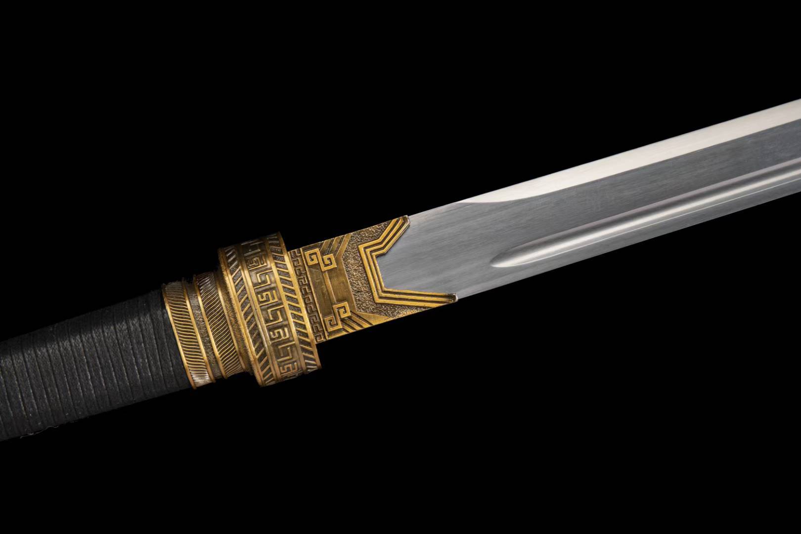 Hand Forged Chinese Psych Ward Divine Slayer anime Starblade Tang Heng Sword(1060 Carbon Steel)