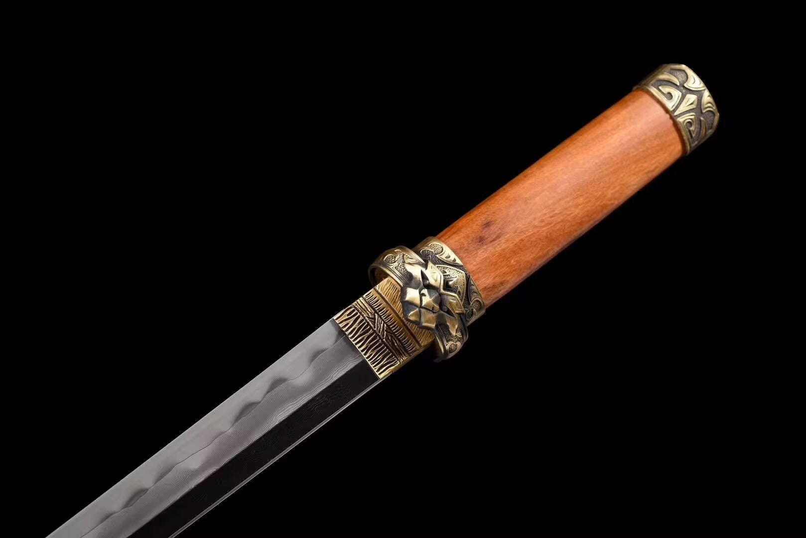 Hand Forged Dragon bones Tang Heng sword(Damascus steel)