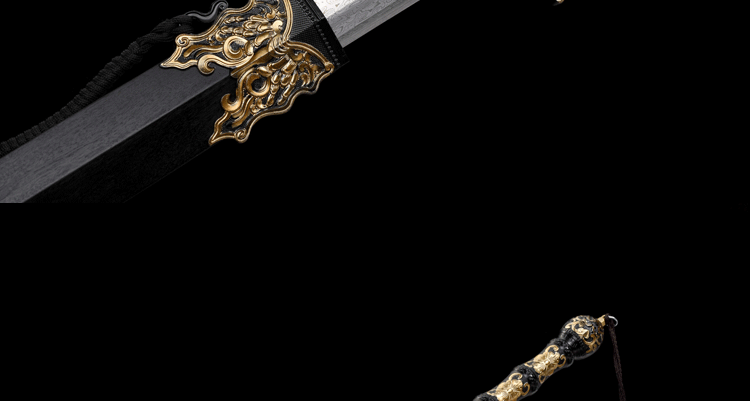Handmade Sword of Leaning Heaven Han sword (Damascus steel)