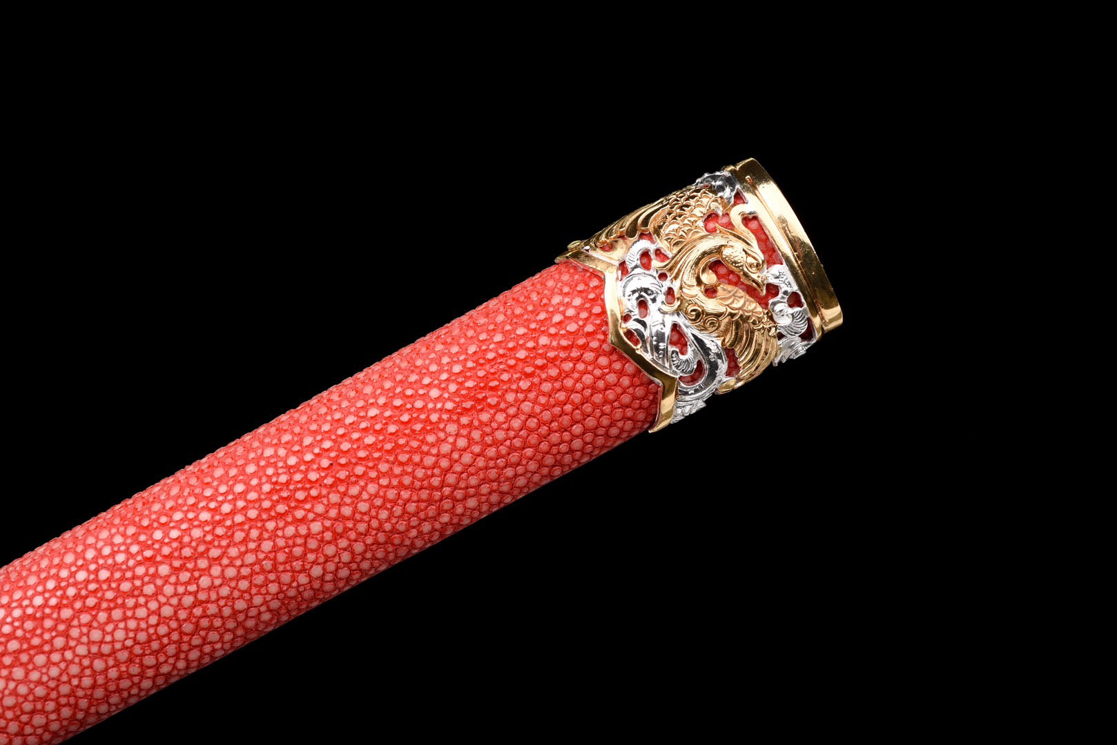 Hand Forged shortsword Tang sword(Damascus steel)