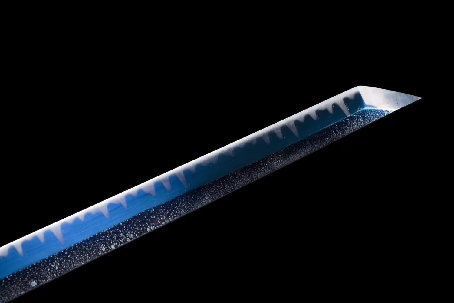 Chinese sword,Dragon Tang dao Forged high Carbon Steel Blue Blade,Alloy Fittings,Rosewood Scabbard