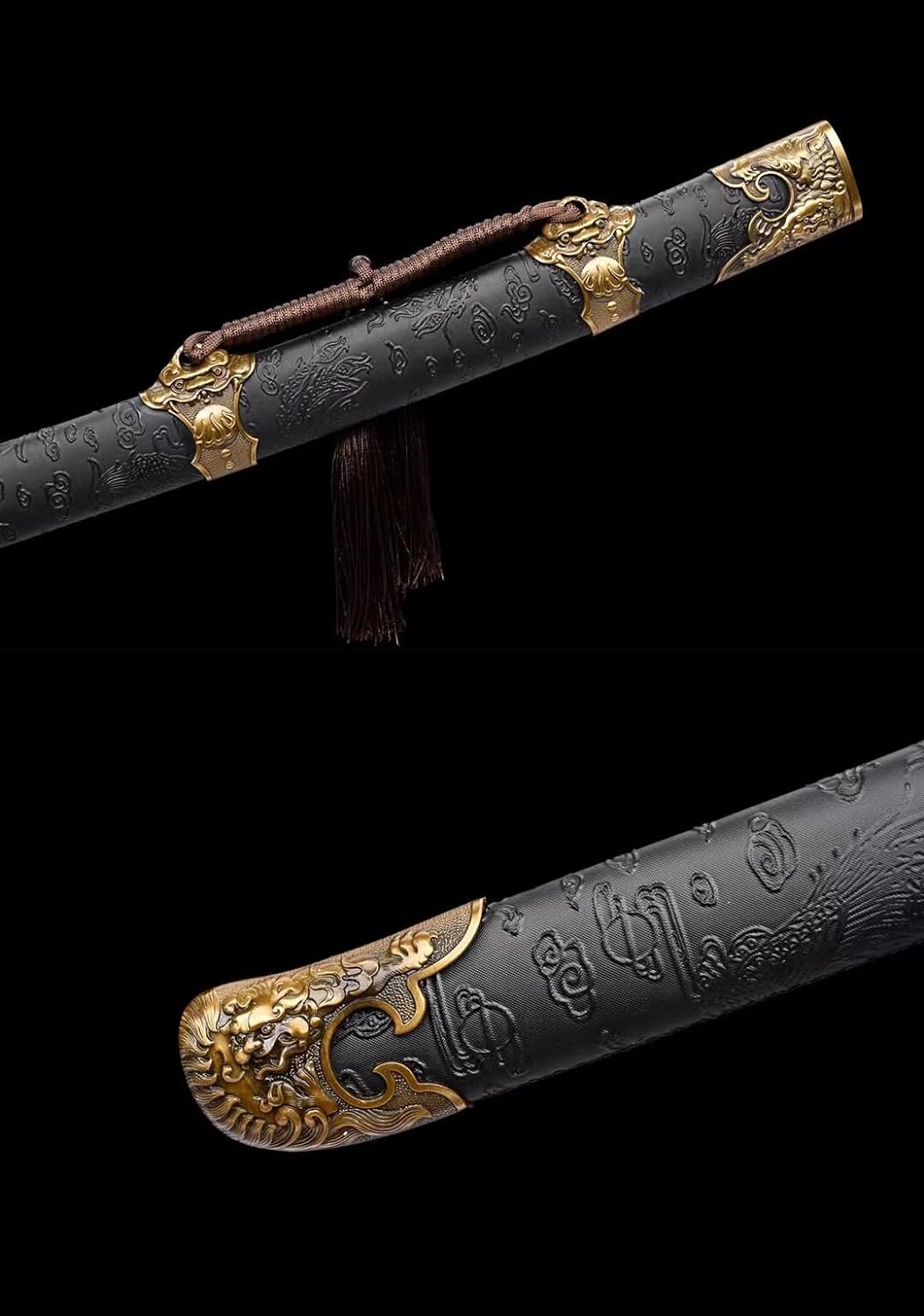 Hand Forged Yanling Dao-1060 Carbon Steel Blade,Alloy fittings
