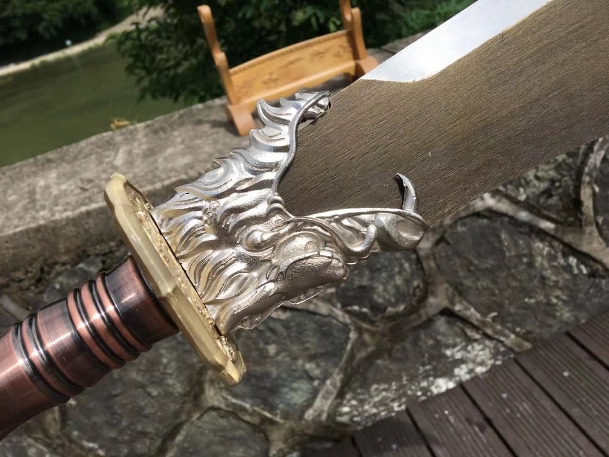 Guan Gong Kwan Dao Chinese Sword,High Carbon Steel Blade,Weight 5.96kg