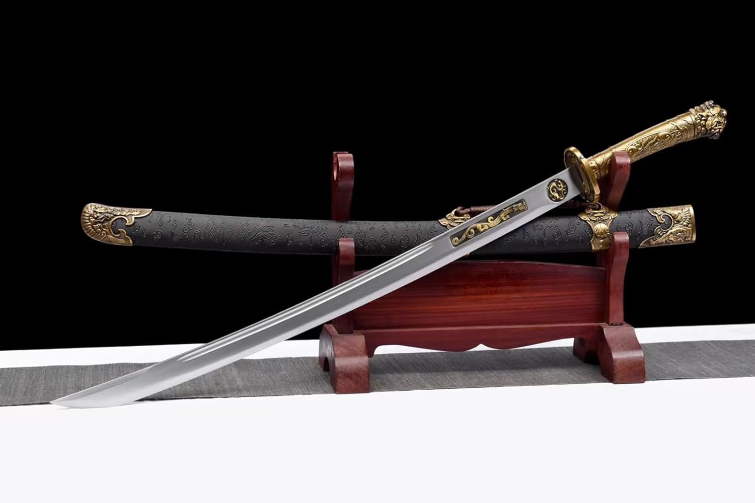 Hand Forged Yanling Dao-1060 Carbon Steel Blade,Alloy fittings