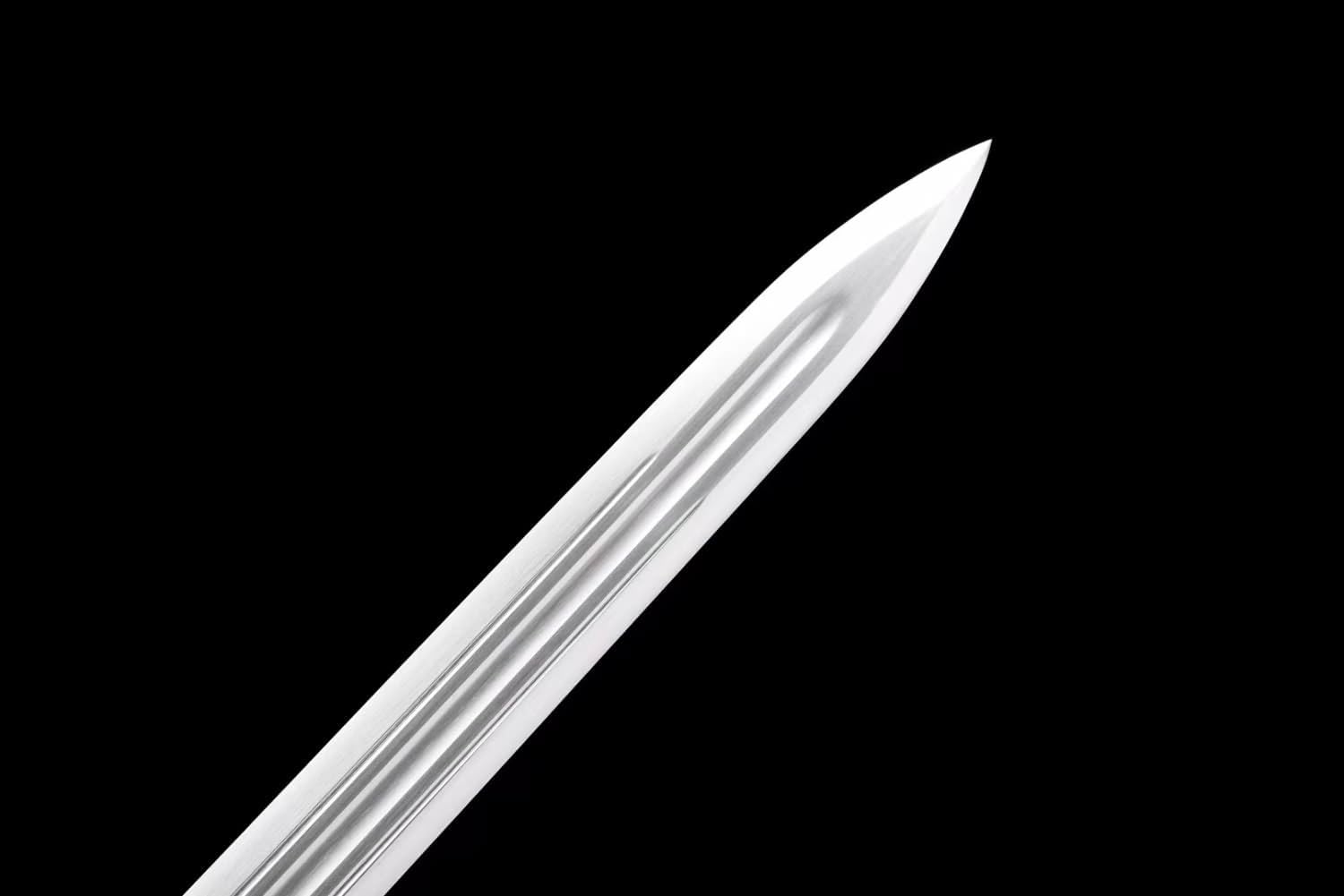 Hand Forged  Ancient Chinese Sword han jian-Forged High Carbon Steel Blade,Alloy Handle（1045 Carbon Steel）