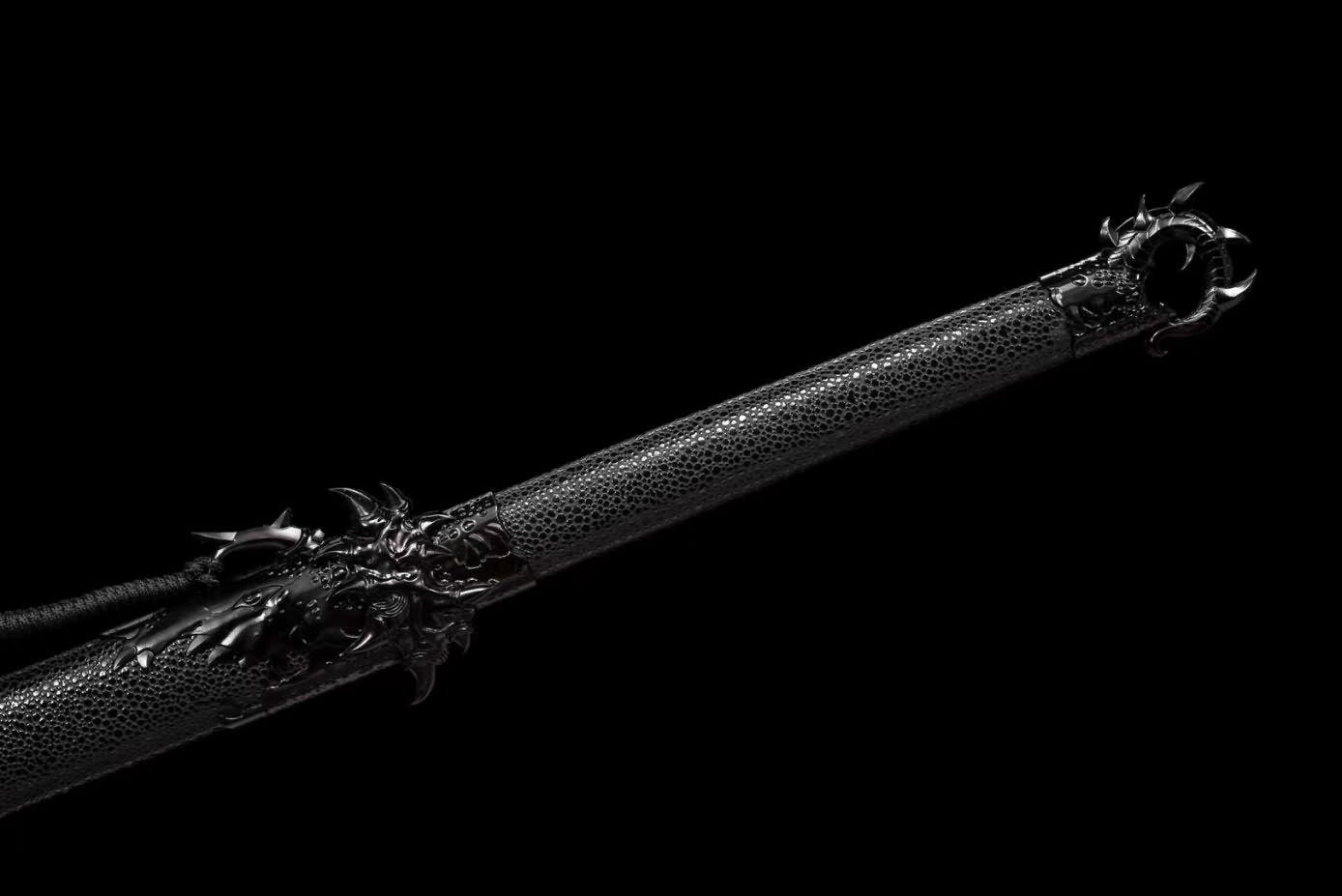 Tang dao Swords Real,High Carbon Steel Blades,Alloy Fittings,PU Scabbard,LOONGSWORD