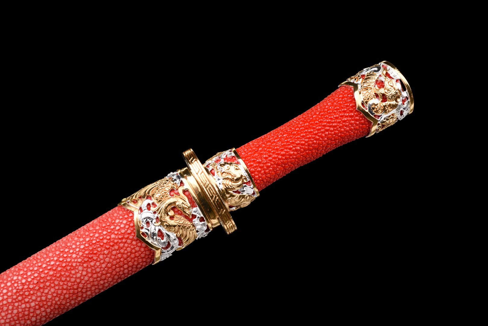 Hand Forged shortsword Tang sword(Damascus steel)