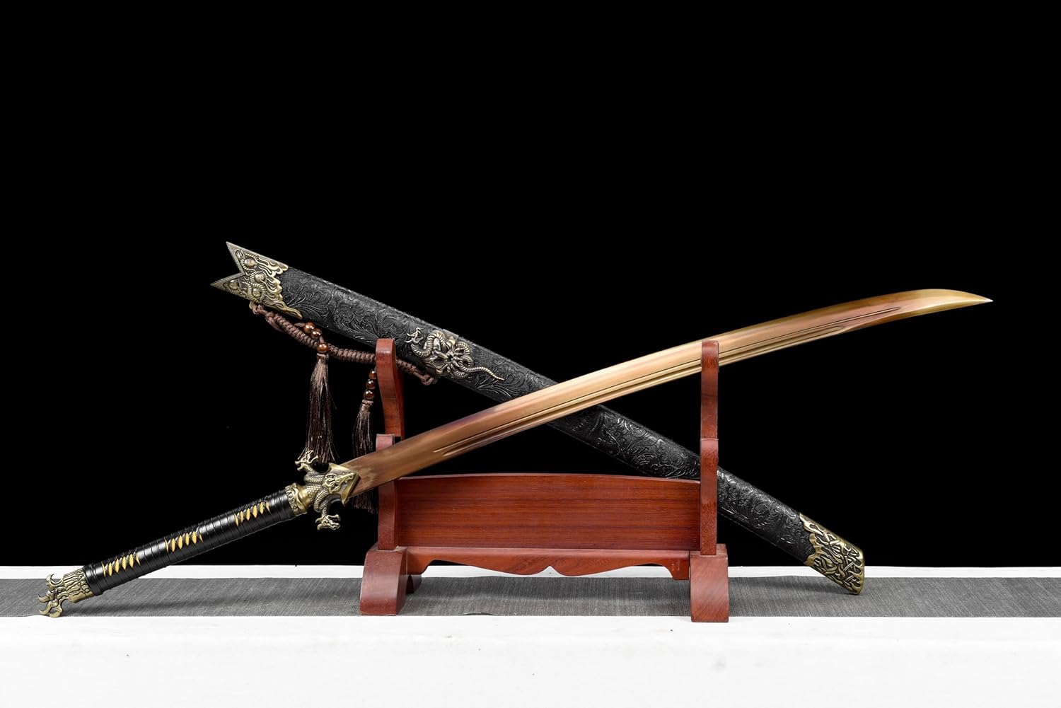 Hand-Forged Flying Dragon Dao Sword ¨C 1060 Carbon Steel Blade