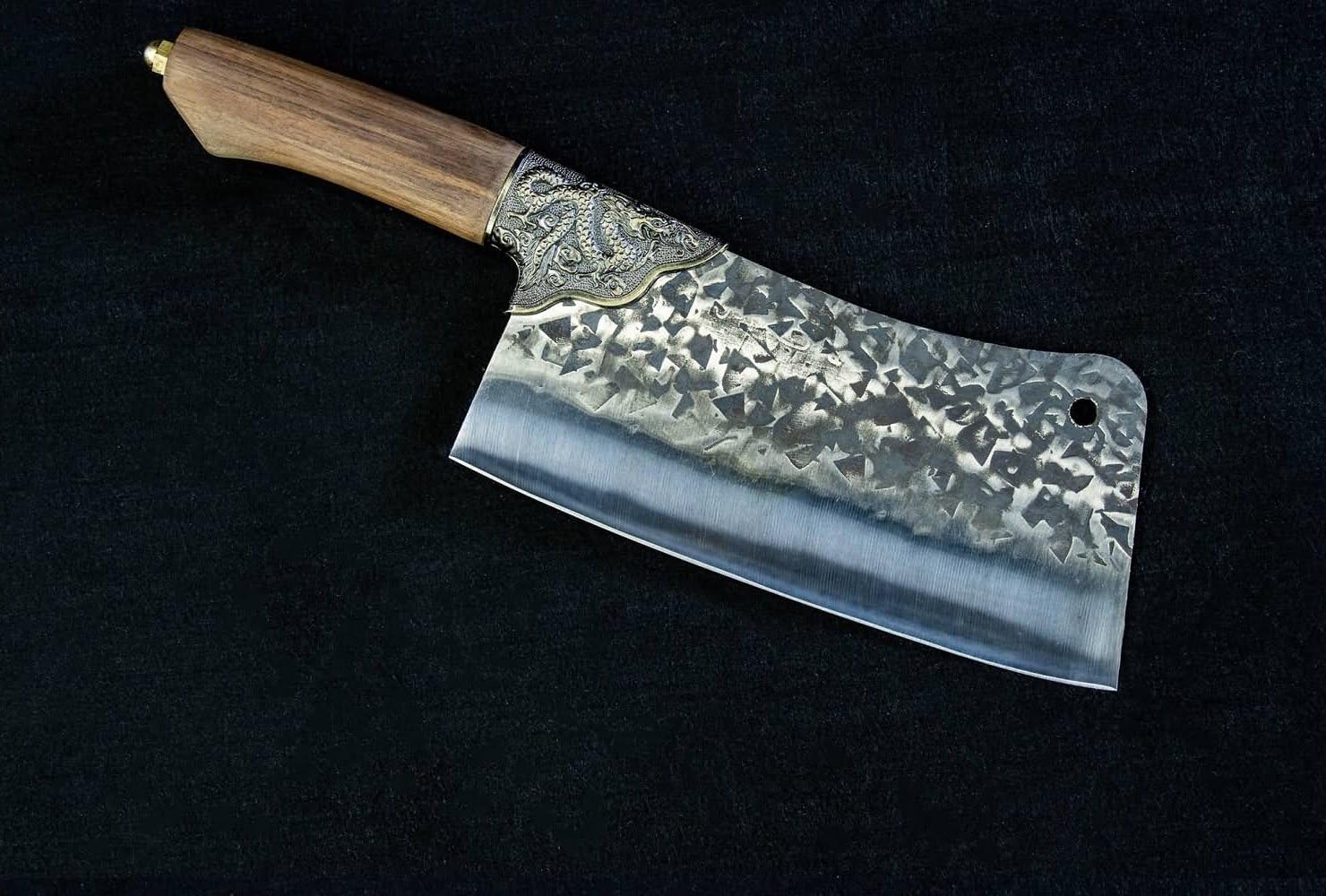 Chinese Cleaver ¨C Stainless Steel Blade, Teak Handle