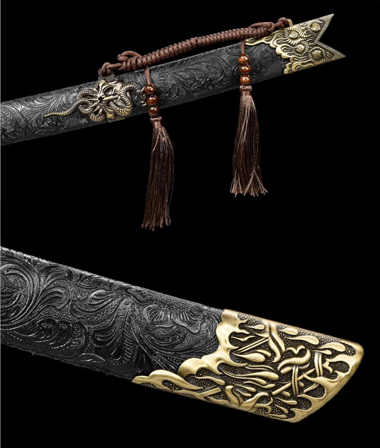 Hand-Forged Flying Dragon Dao Sword ¨C 1060 Carbon Steel Blade