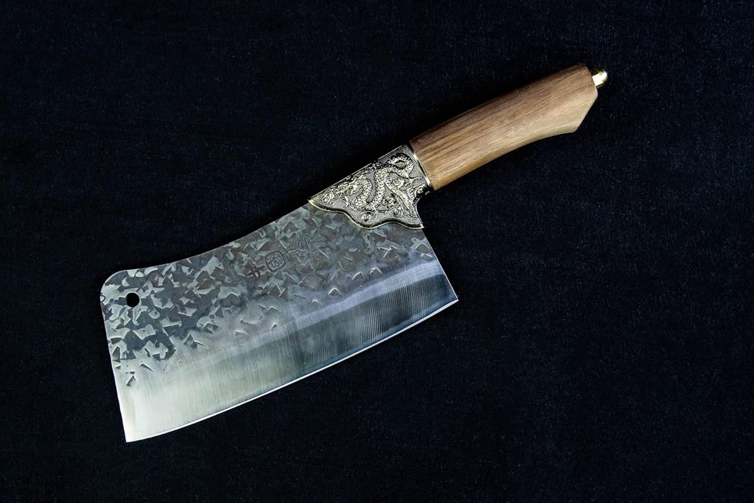 Chinese Cleaver ¨C Stainless Steel Blade, Teak Handle