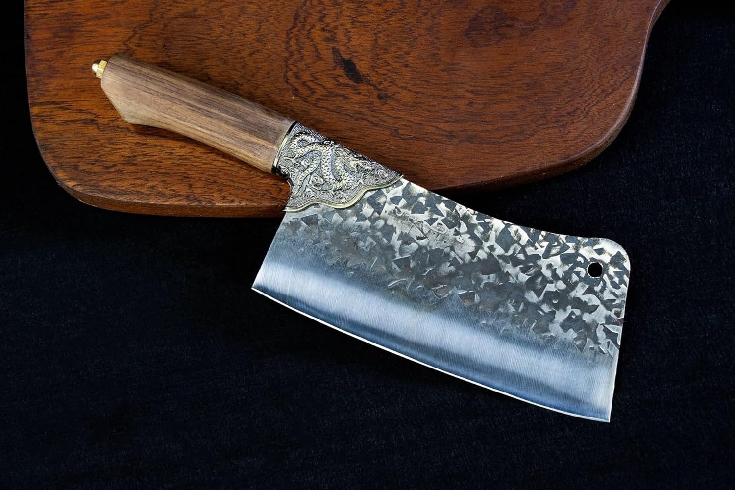 Chinese Cleaver ¨C Stainless Steel Blade, Teak Handle