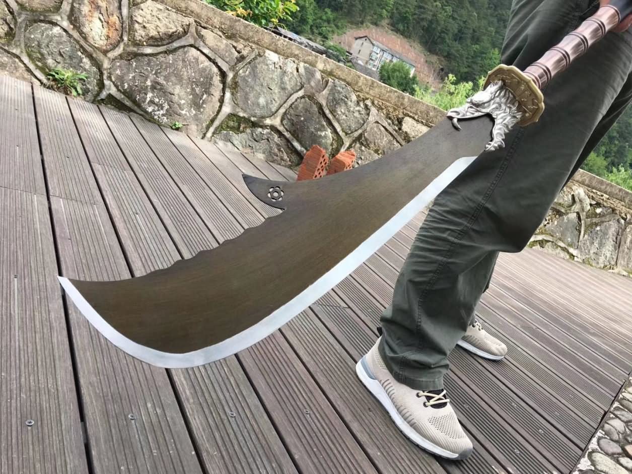 Guan Gong Kwan Dao Chinese Sword,High Carbon Steel Blade,Weight 5.96kg