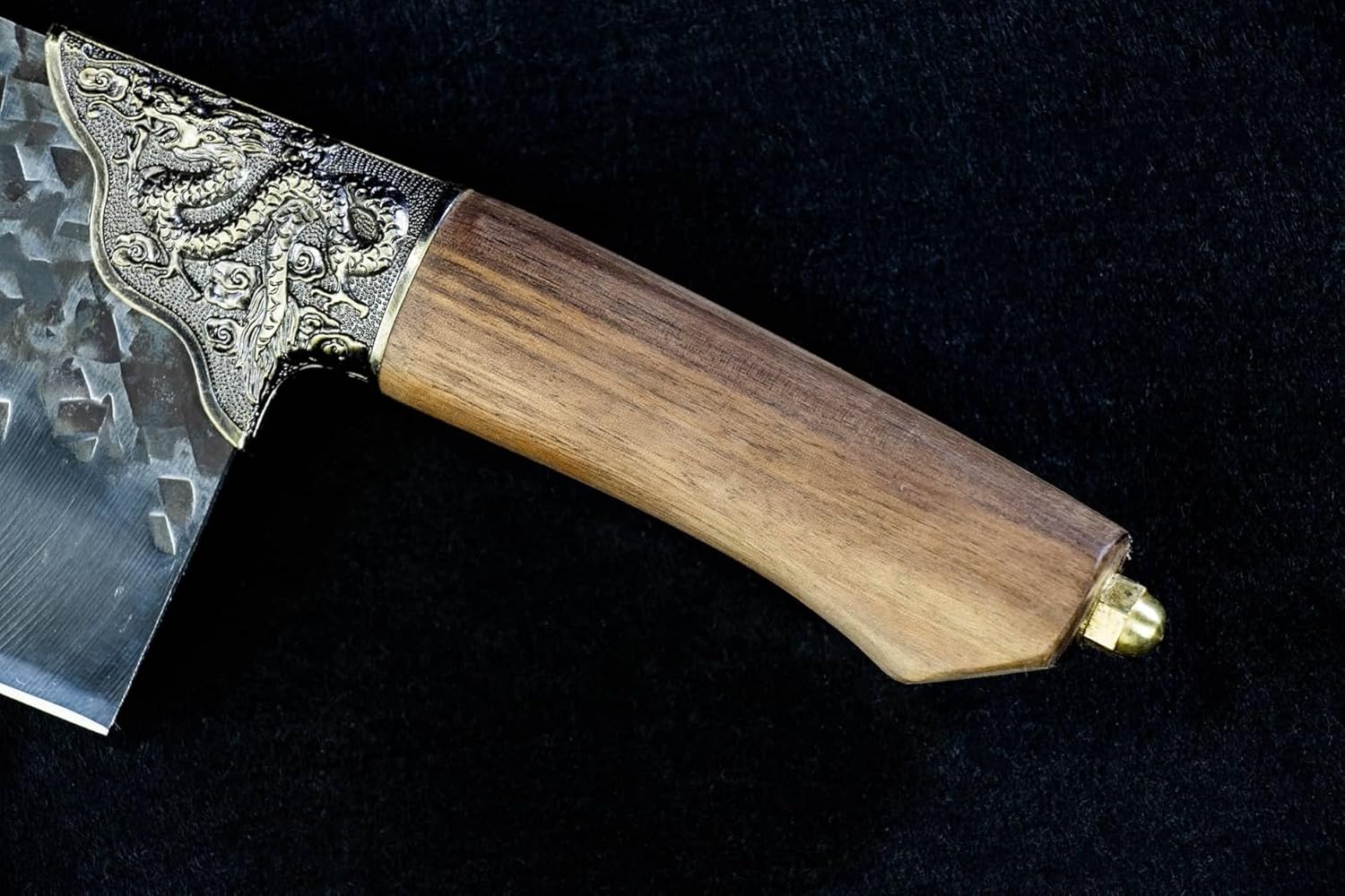 Chinese Cleaver ¨C Stainless Steel Blade, Teak Handle