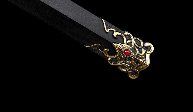 Handmade Sword of Leaning Heaven Han sword (Damascus steel)
