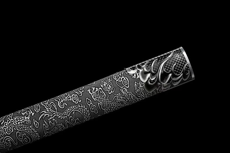 Hand Forged Owl Tang Heng sword(1060 Carbon Steel)