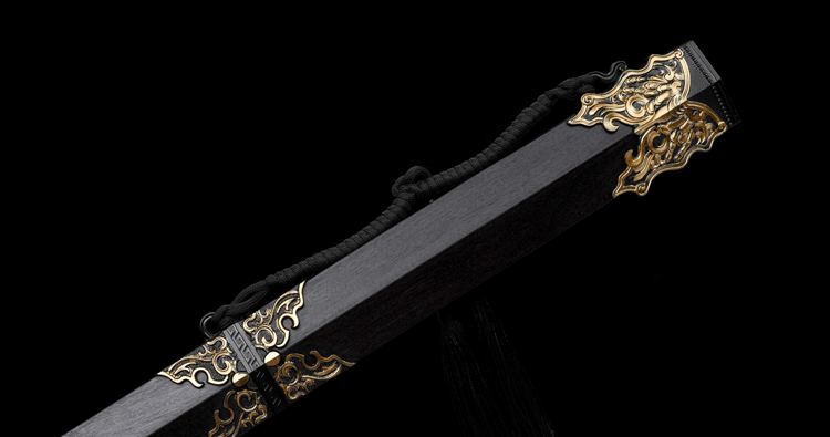 Handmade Sword of Leaning Heaven Han sword (Damascus steel)