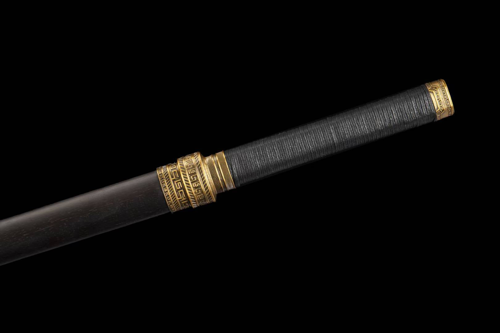 Hand Forged Chinese Psych Ward Divine Slayer anime Starblade Tang Heng Sword(1060 Carbon Steel)