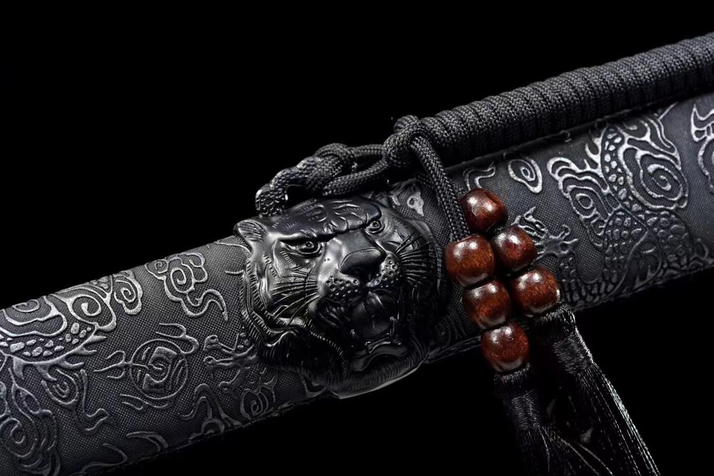 Tiger Head Camping Knife Swords Rea High Carbon Steel,Alloy Fittings,LOONGSWORD