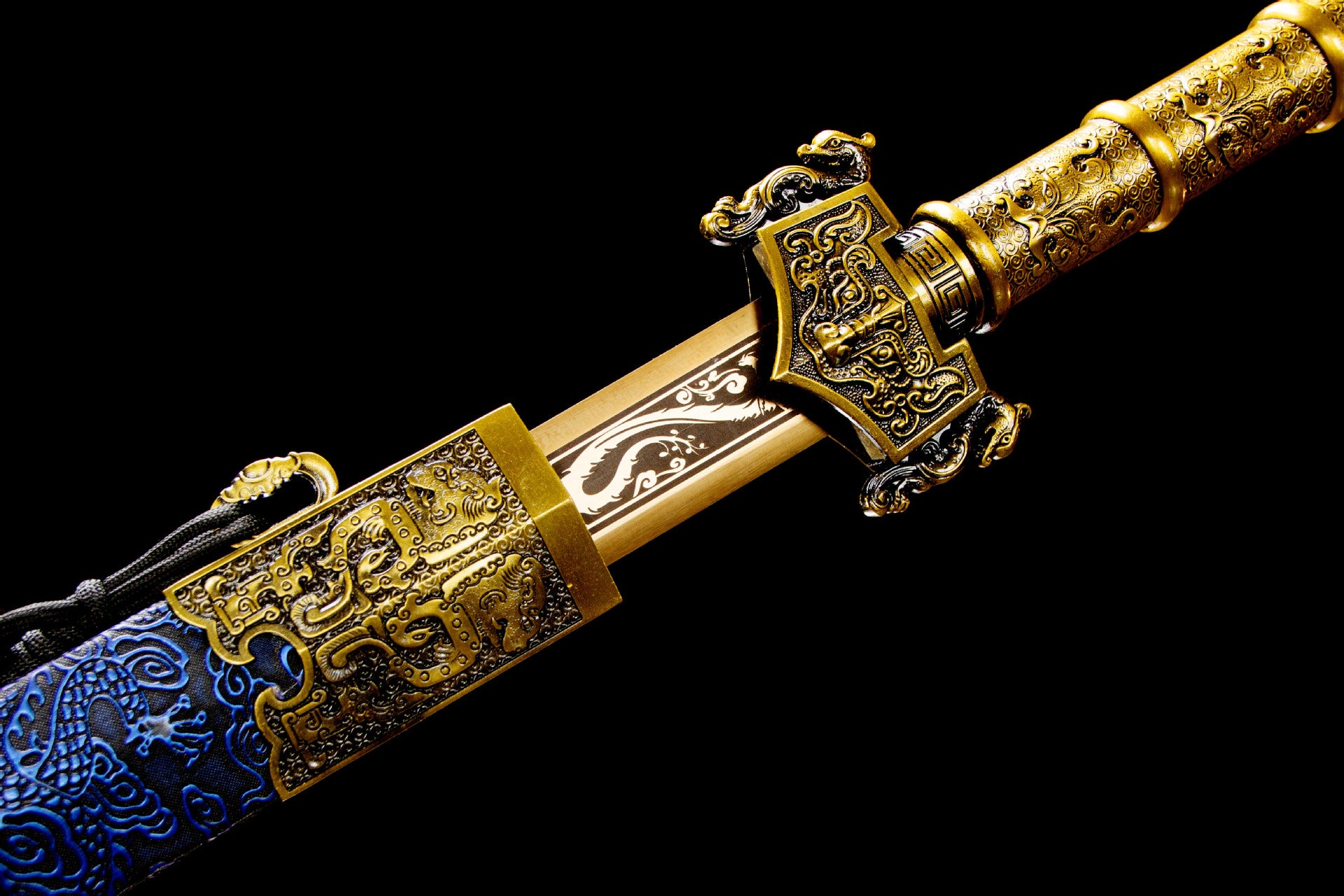 Handmade Sword of the Yue Emperor Han sword (1060 Carbon Steel)