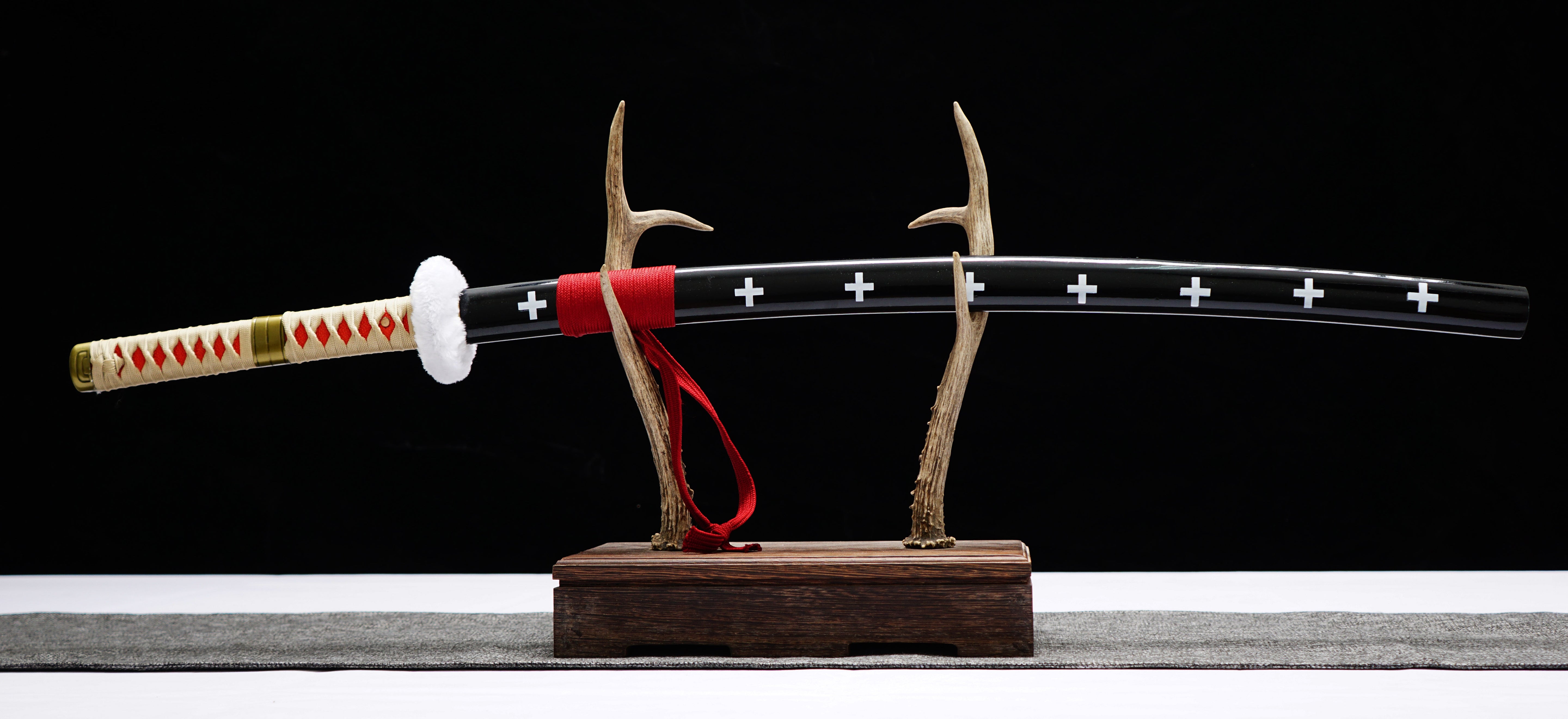 Hand Forged ONE PIECE Japanese Katana Law's Kikoku(1045 Carbon Steel)