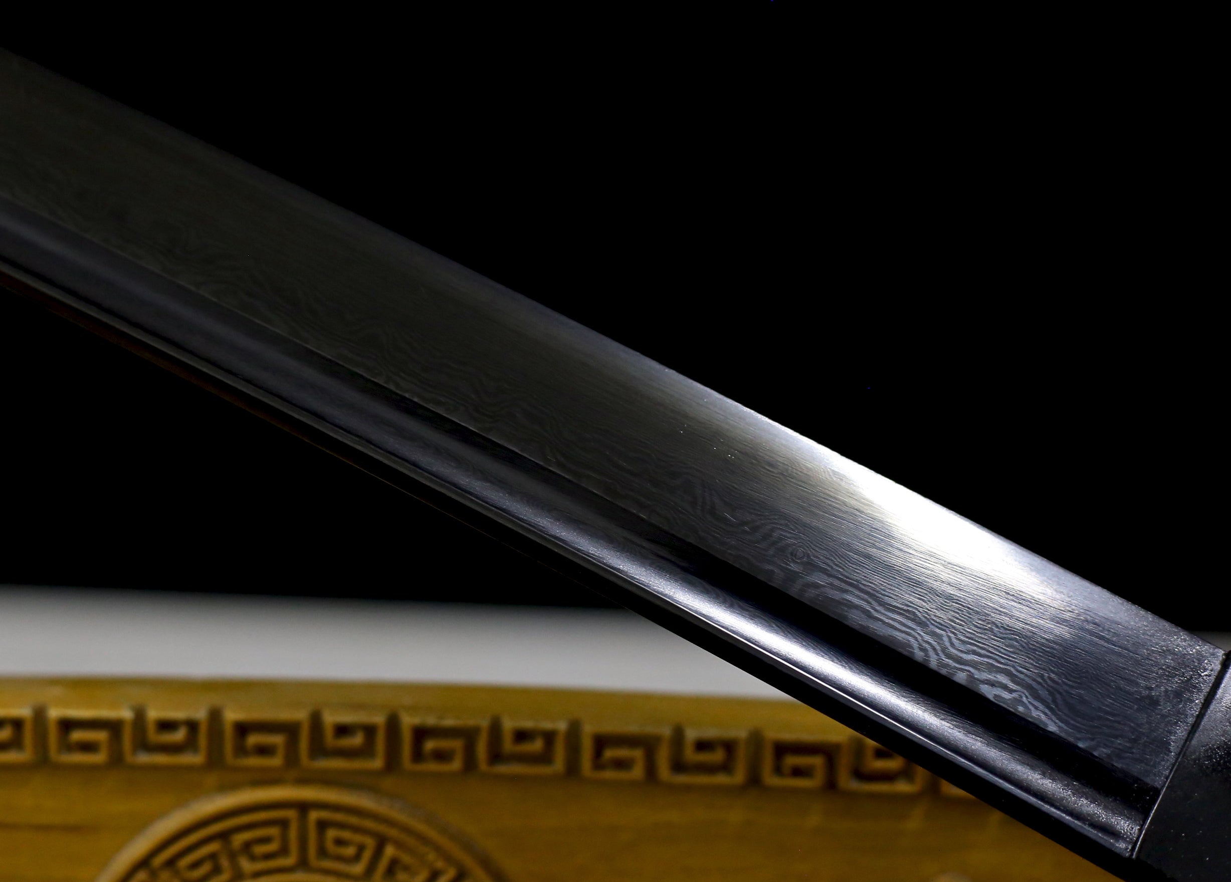 Hand Forged Japanese Katana Nethergate Blade(Damascus Steel)