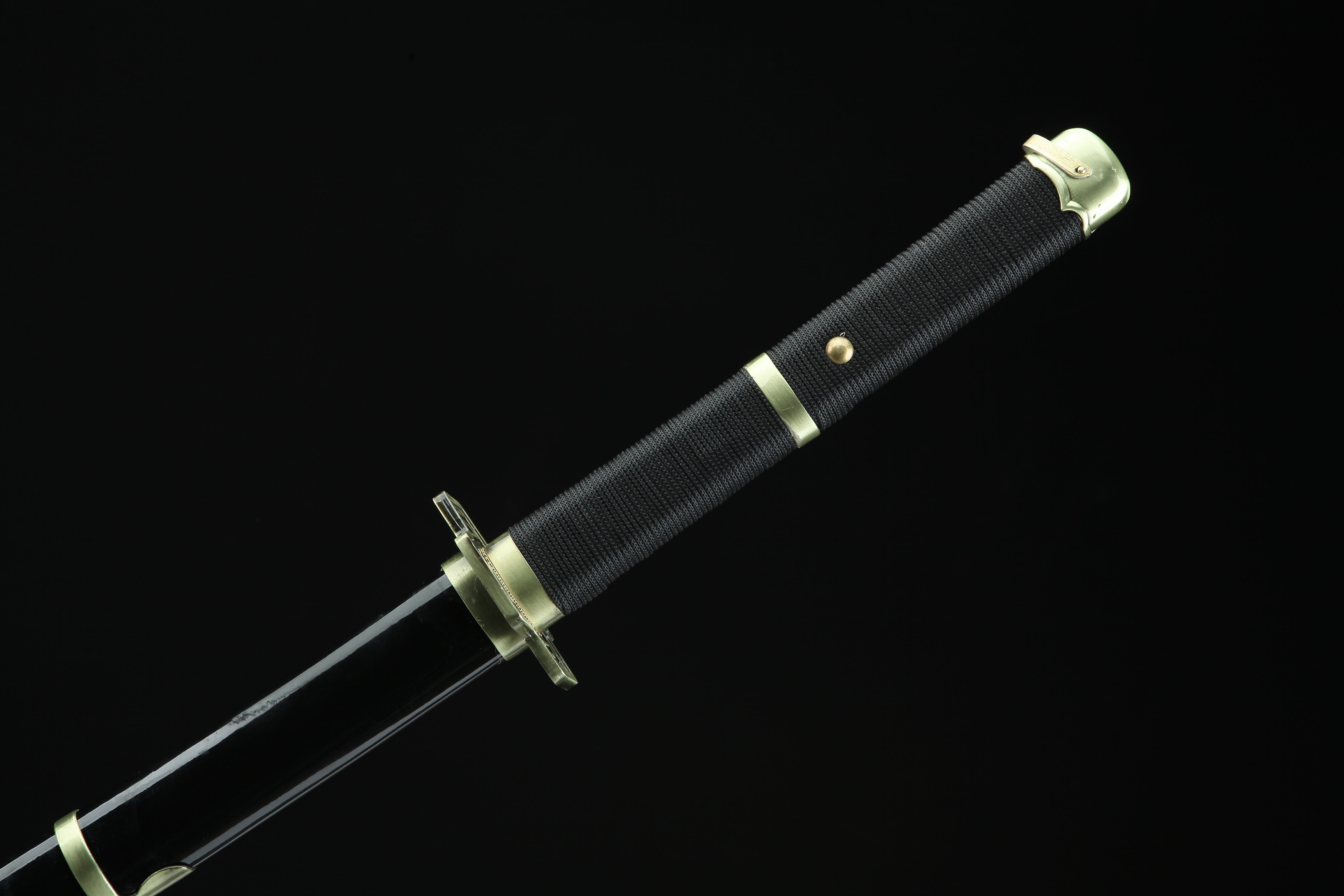 Hand Forged ONE PIECE Japanese Katana Roronoa Zoro Chakma Blade(1045 Carbon Steel)