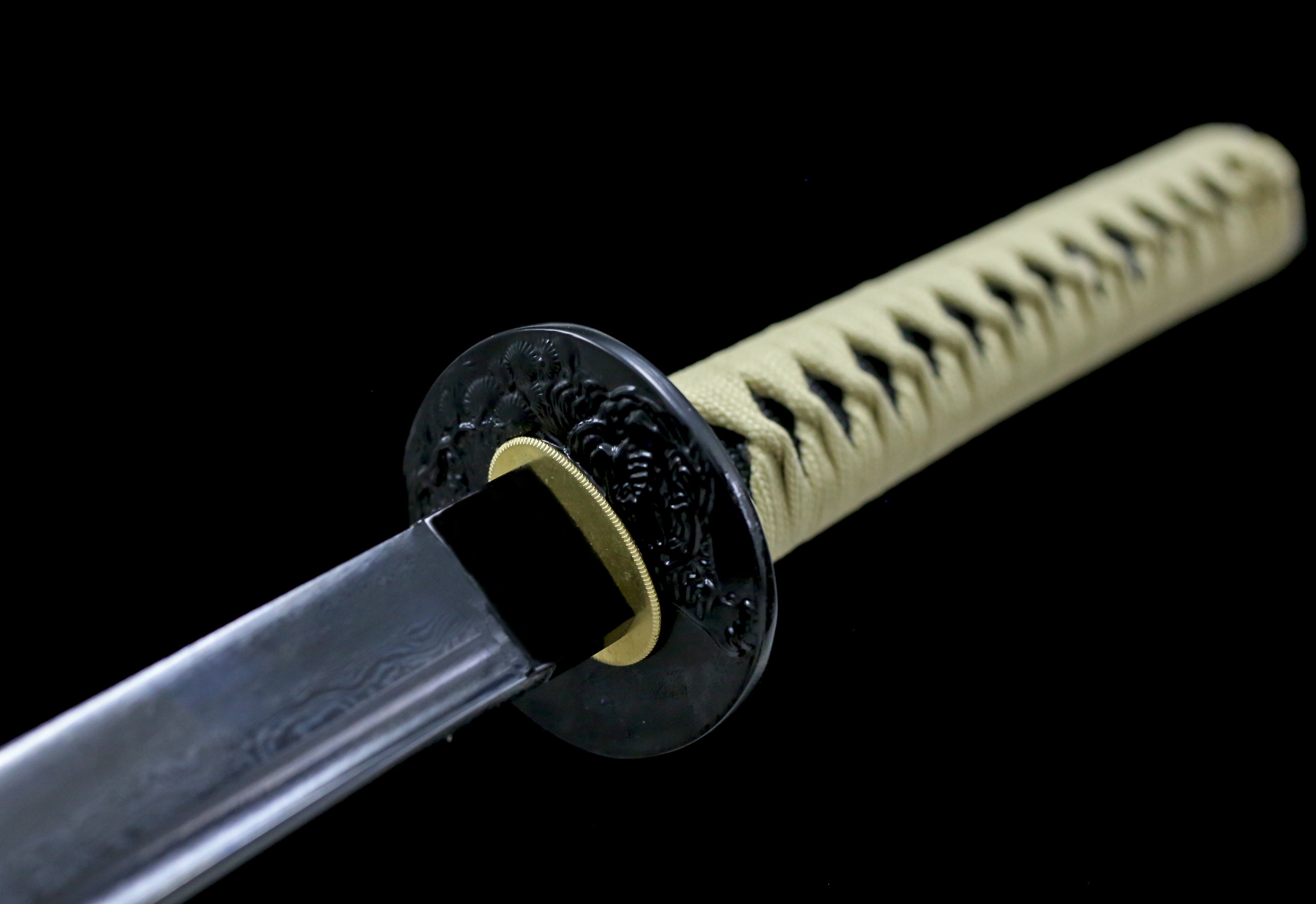 Hand Forged Japanese Katana Nethergate Blade(Damascus Steel)