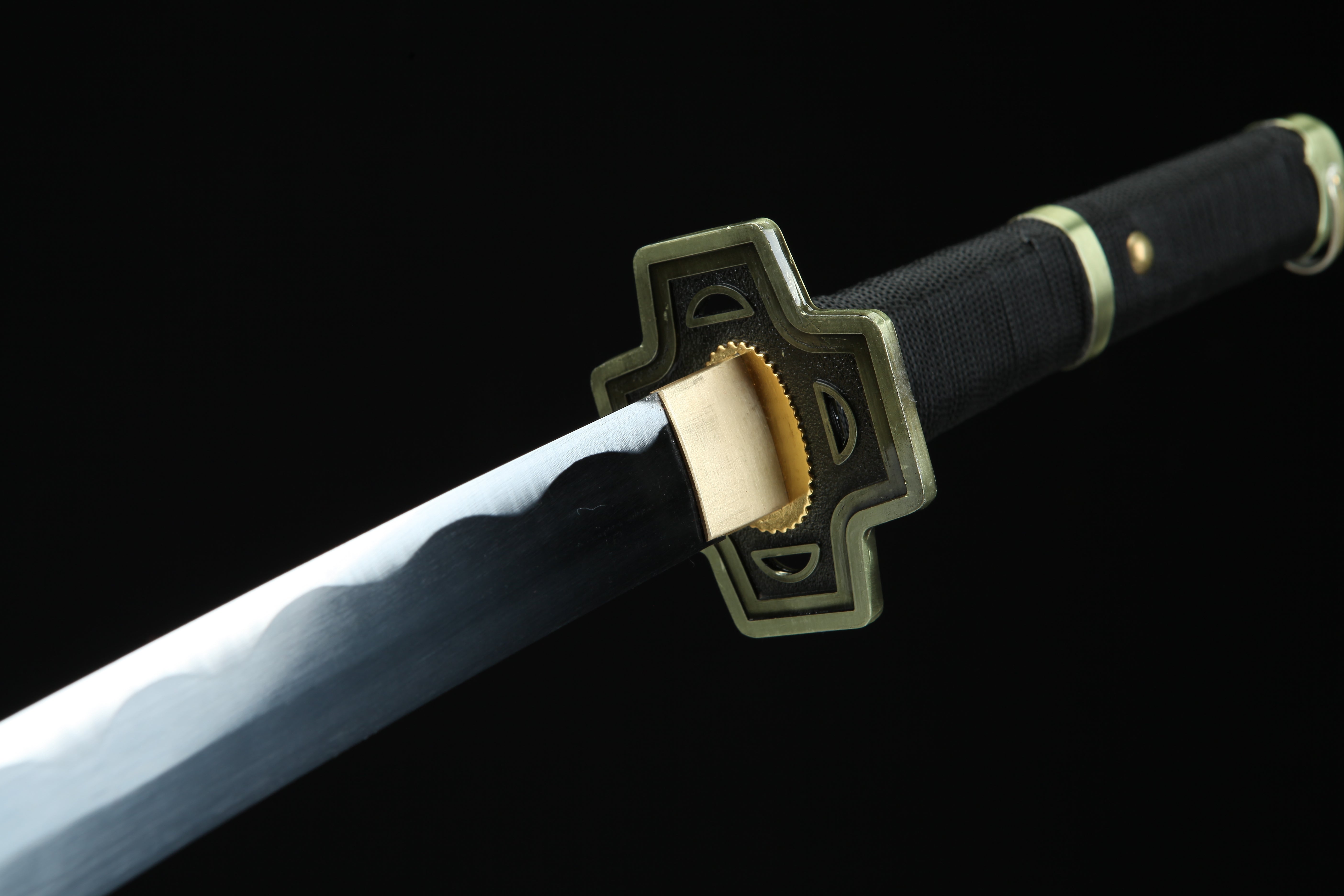 Hand Forged ONE PIECE Japanese Katana Roronoa Zoro Chakma Blade(1045 Carbon Steel)