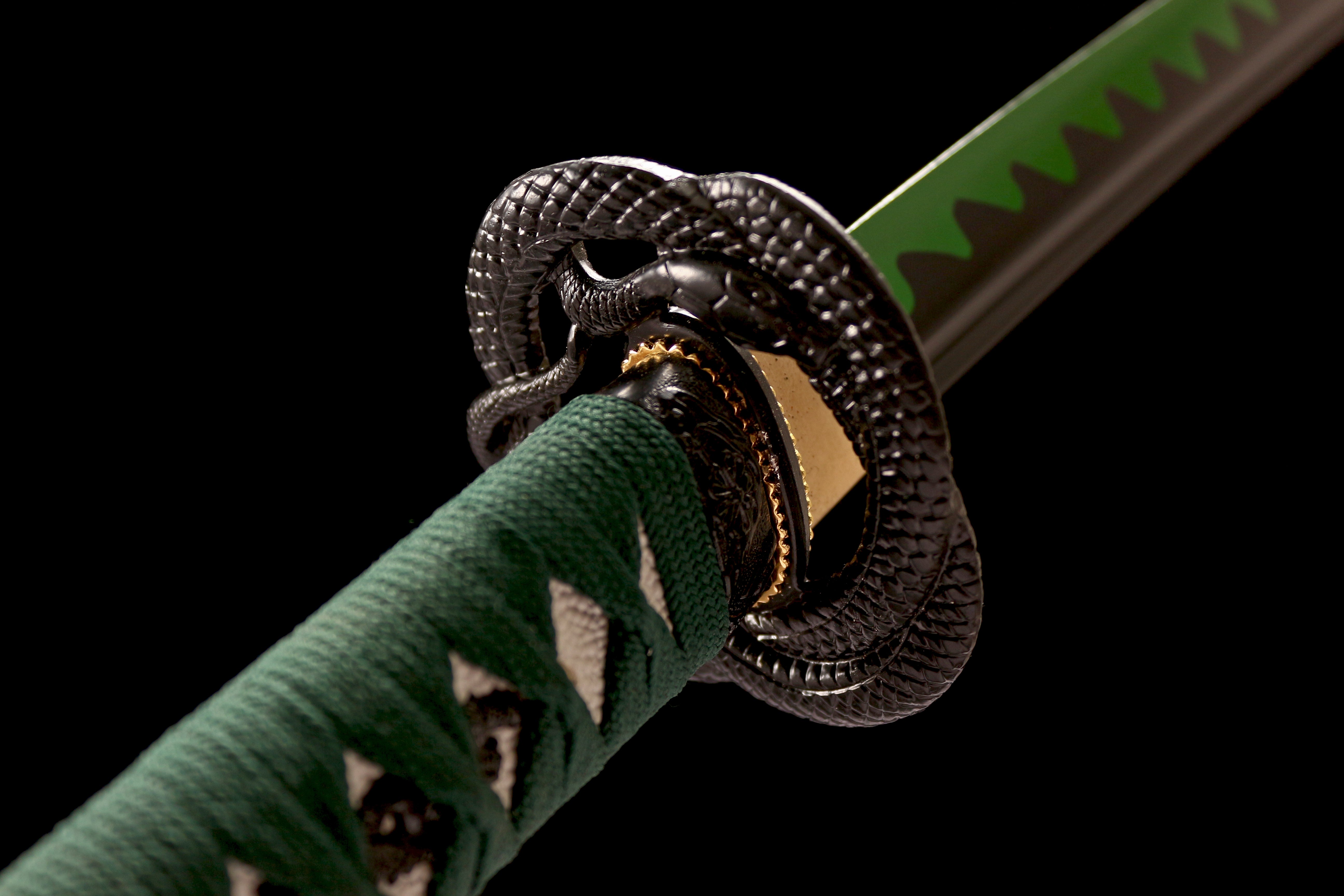 Hand Forged Japanese Katana Lotusmoon Serenity Blade(1045 Carbon Steel)