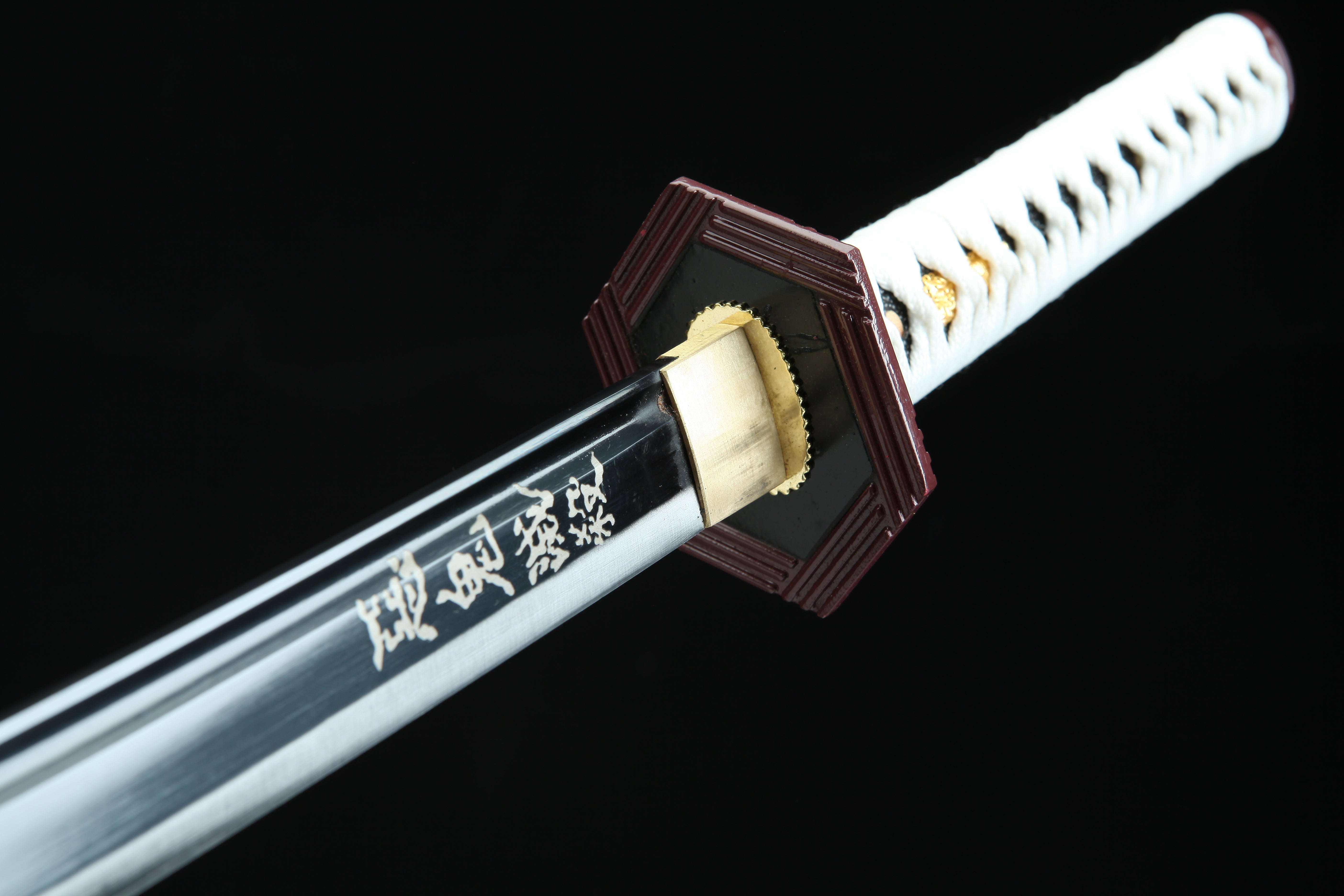 Hand Forged Demon Slayer Katana Tomioka Giyuu Nichirin Sword(1045 Carbon Steel)