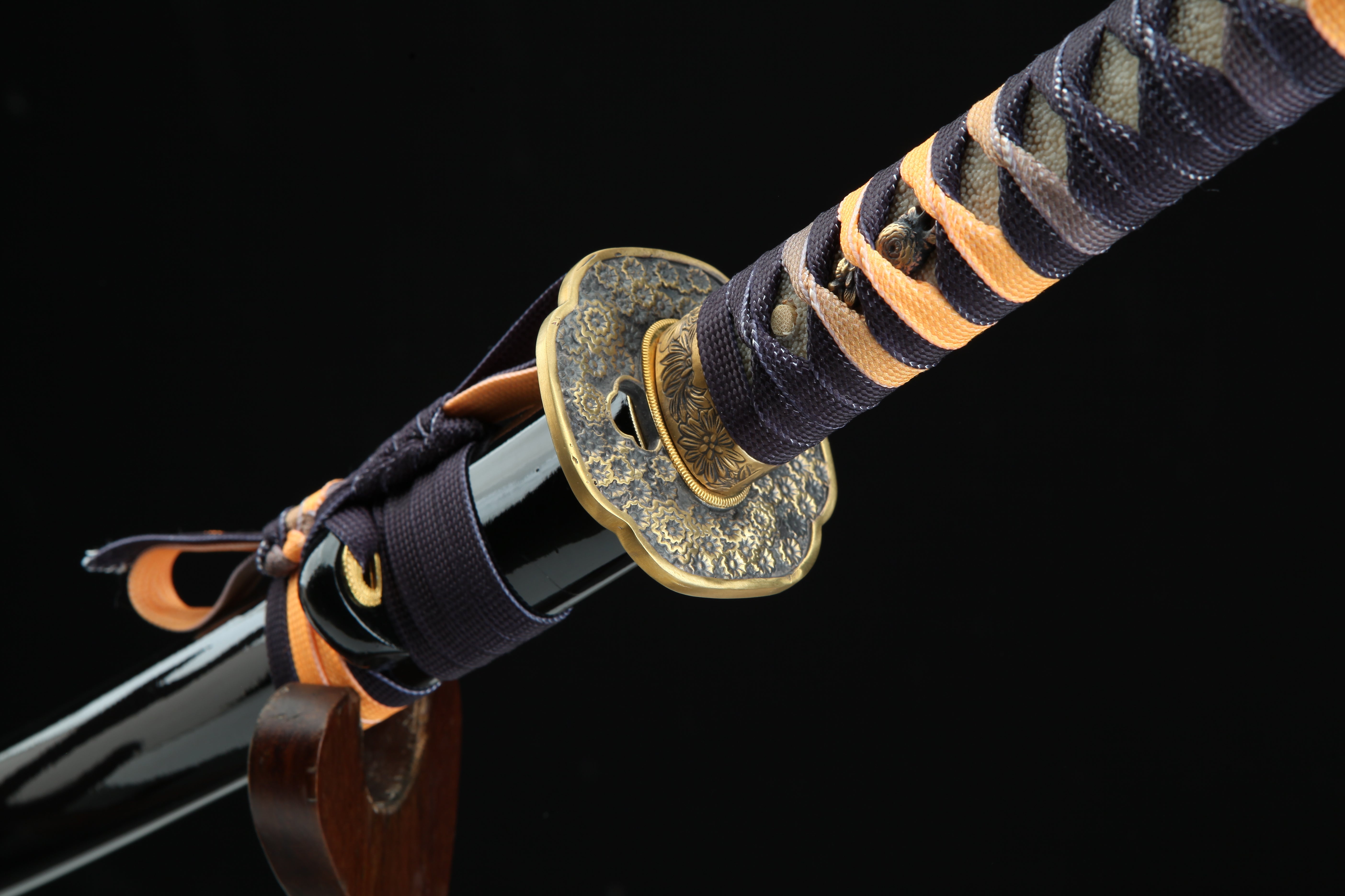 Hand Forged Japanese Katana Violetbloom Blade(1095 Carbon Steel)