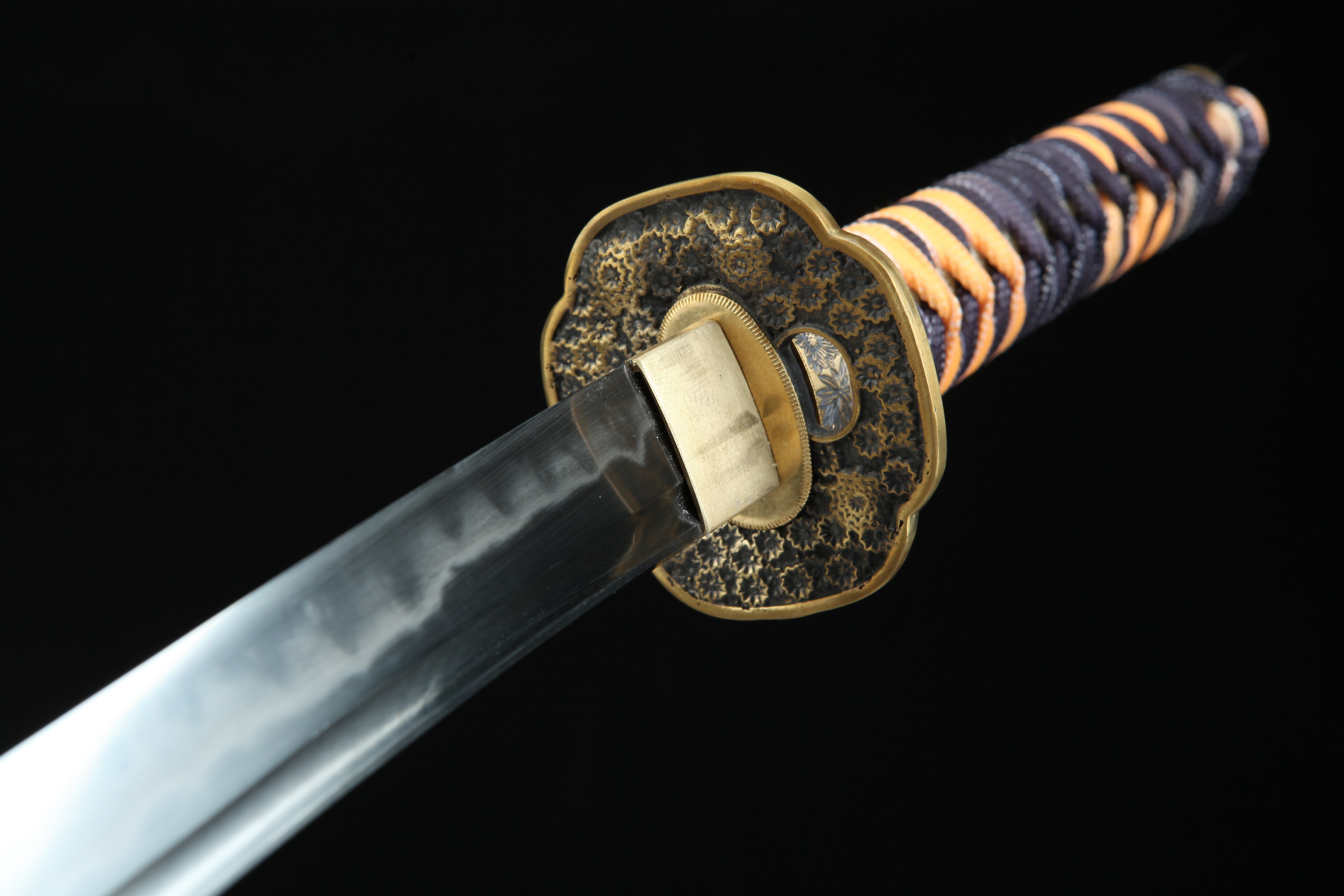 Hand Forged Japanese Katana Violetbloom Blade(1095 Carbon Steel)