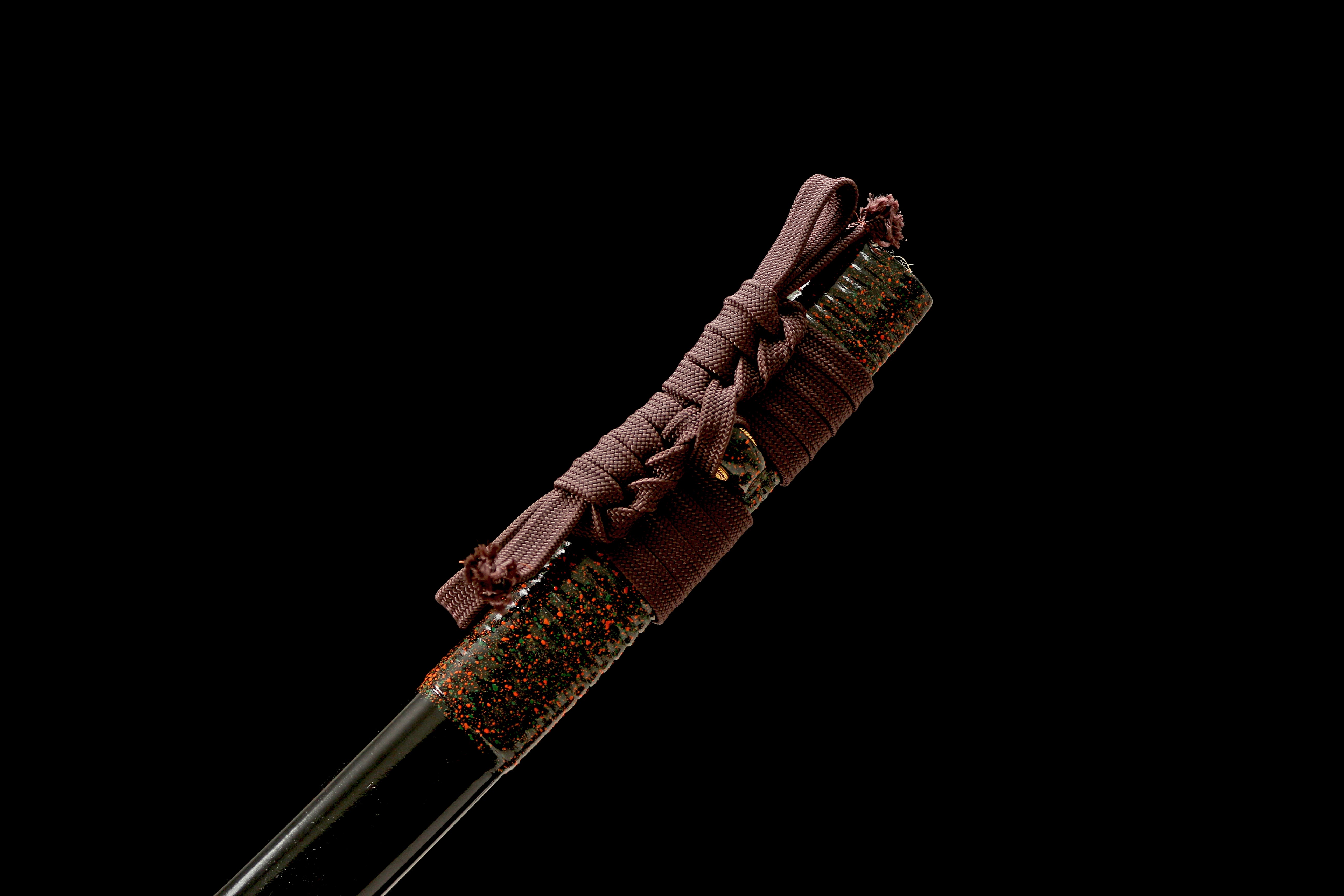 Hand Forged Japanese Katana Yoru No Taka Black Ops Shinobi Blade(1095 Carbon Steel)