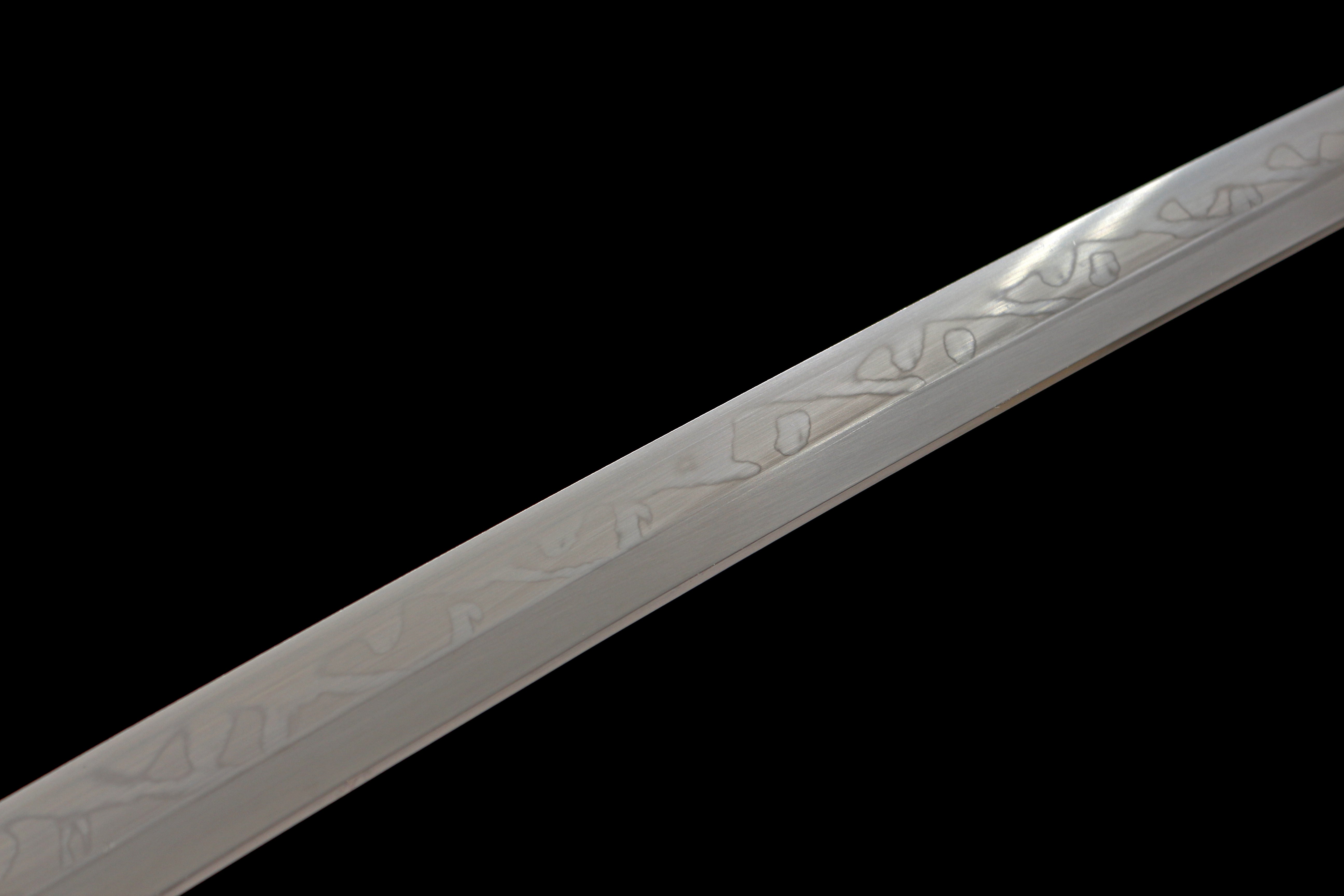 Hand Forged Japanese Katana Yoru No Taka Black Ops Shinobi Blade(1095 Carbon Steel)