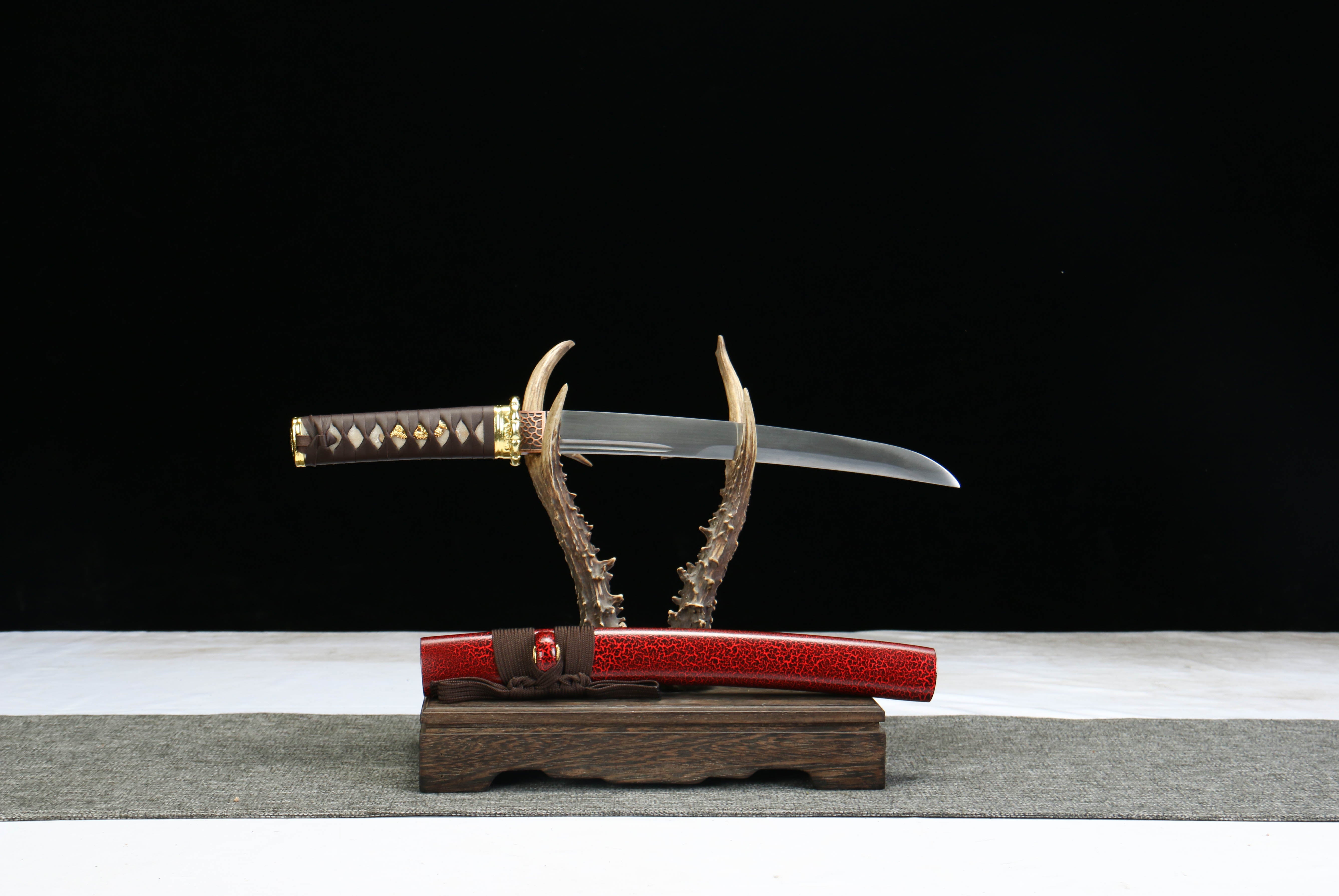 Hand Forged Japanese Tanto Skyfire Blade(1060 Carbon Steel)