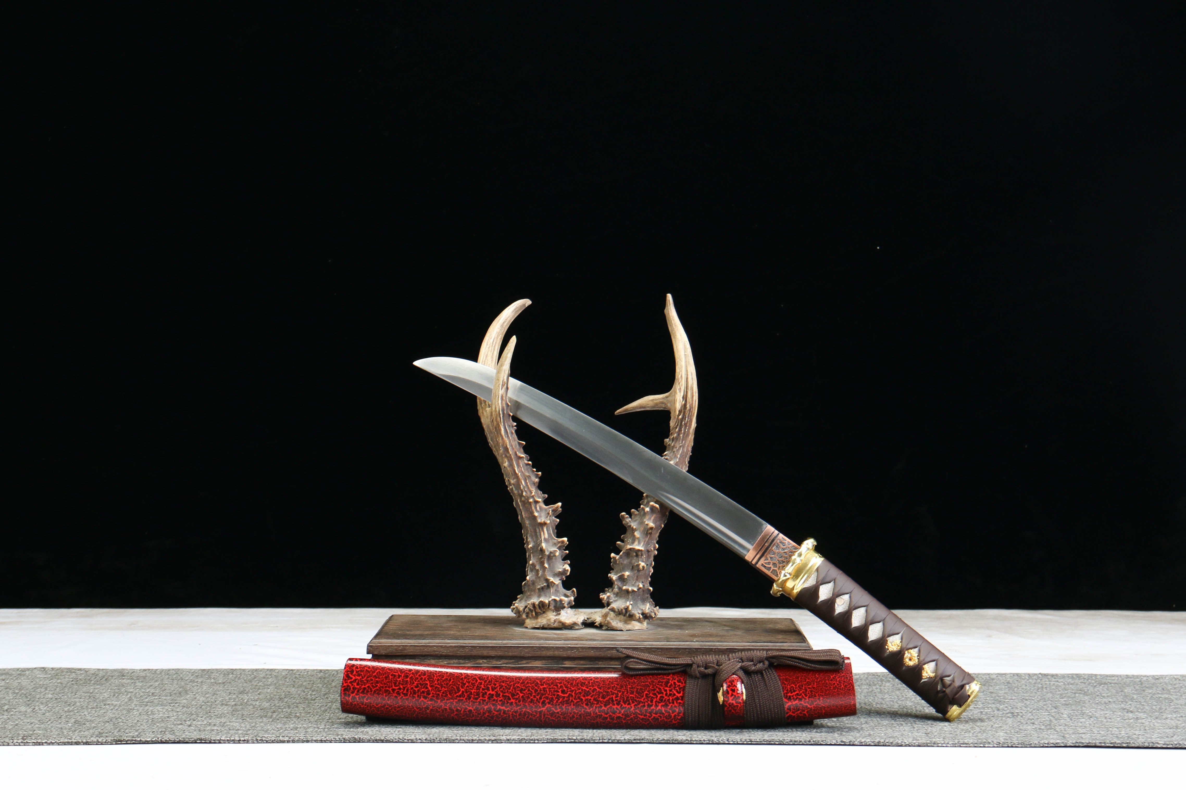 Hand Forged Japanese Tanto Skyfire Blade(1060 Carbon Steel)