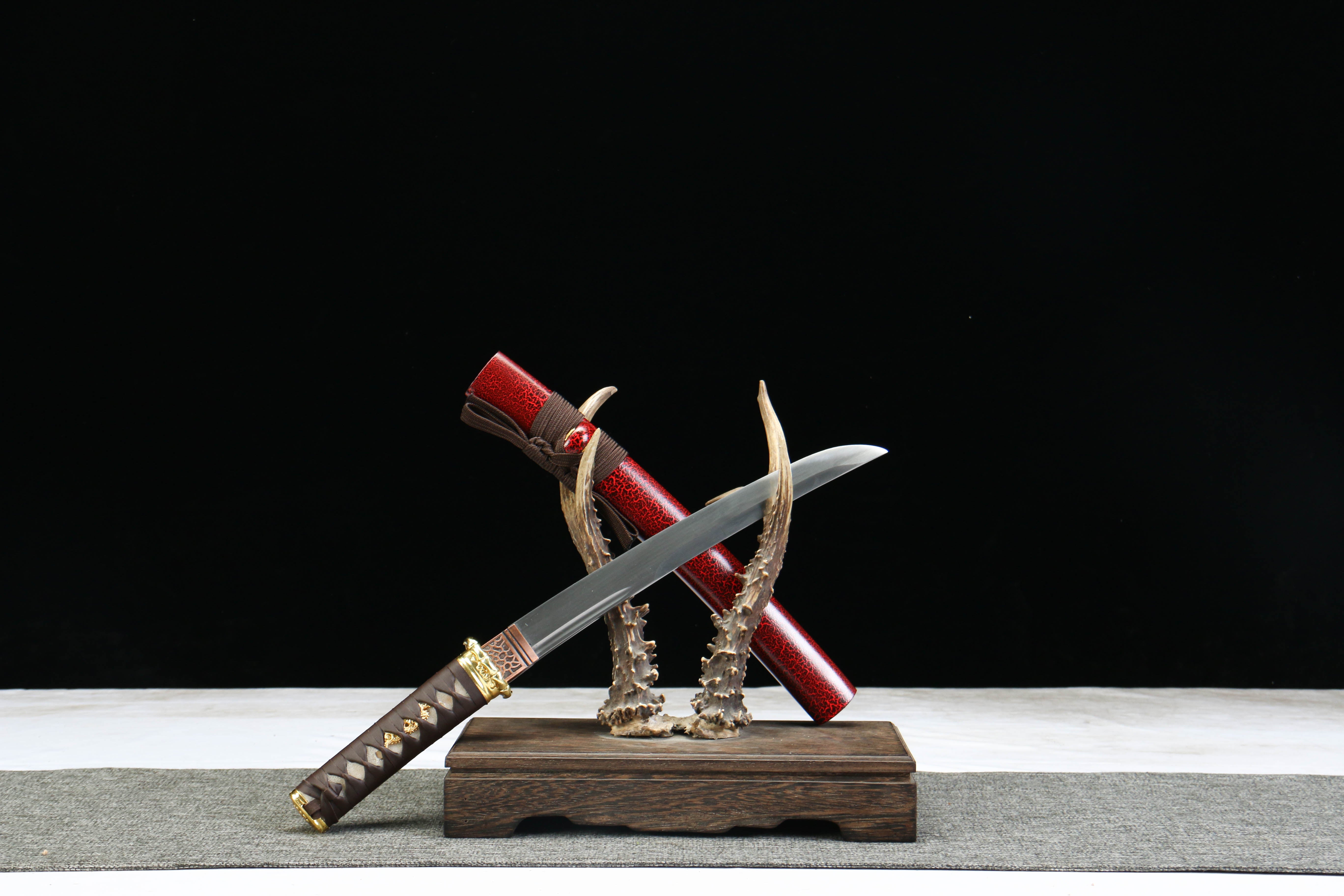 Hand Forged Japanese Tanto Skyfire Blade(1060 Carbon Steel)
