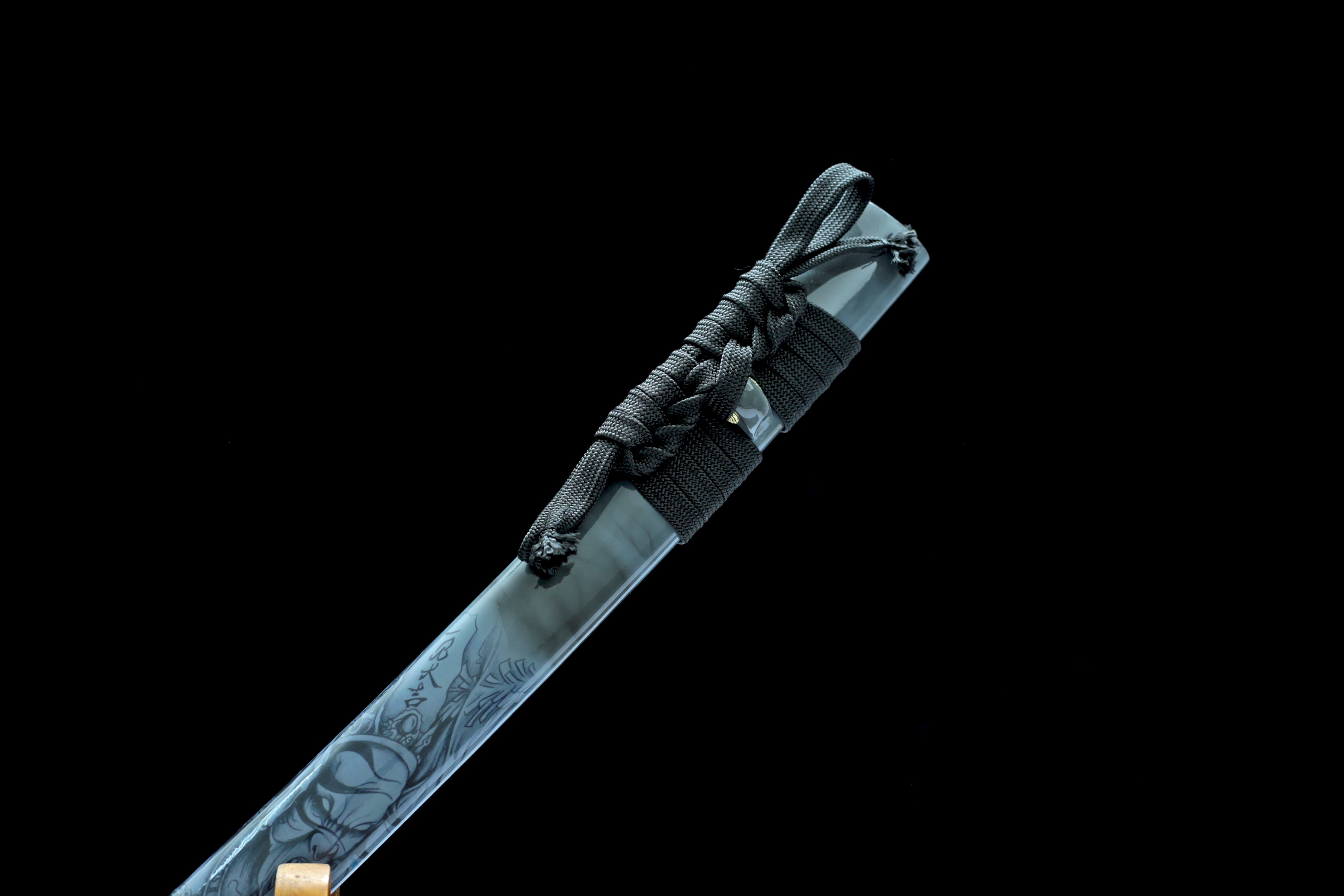 Hand Forged Japanese Katana Dual Reapers Blade(1095 Carbon Steel)