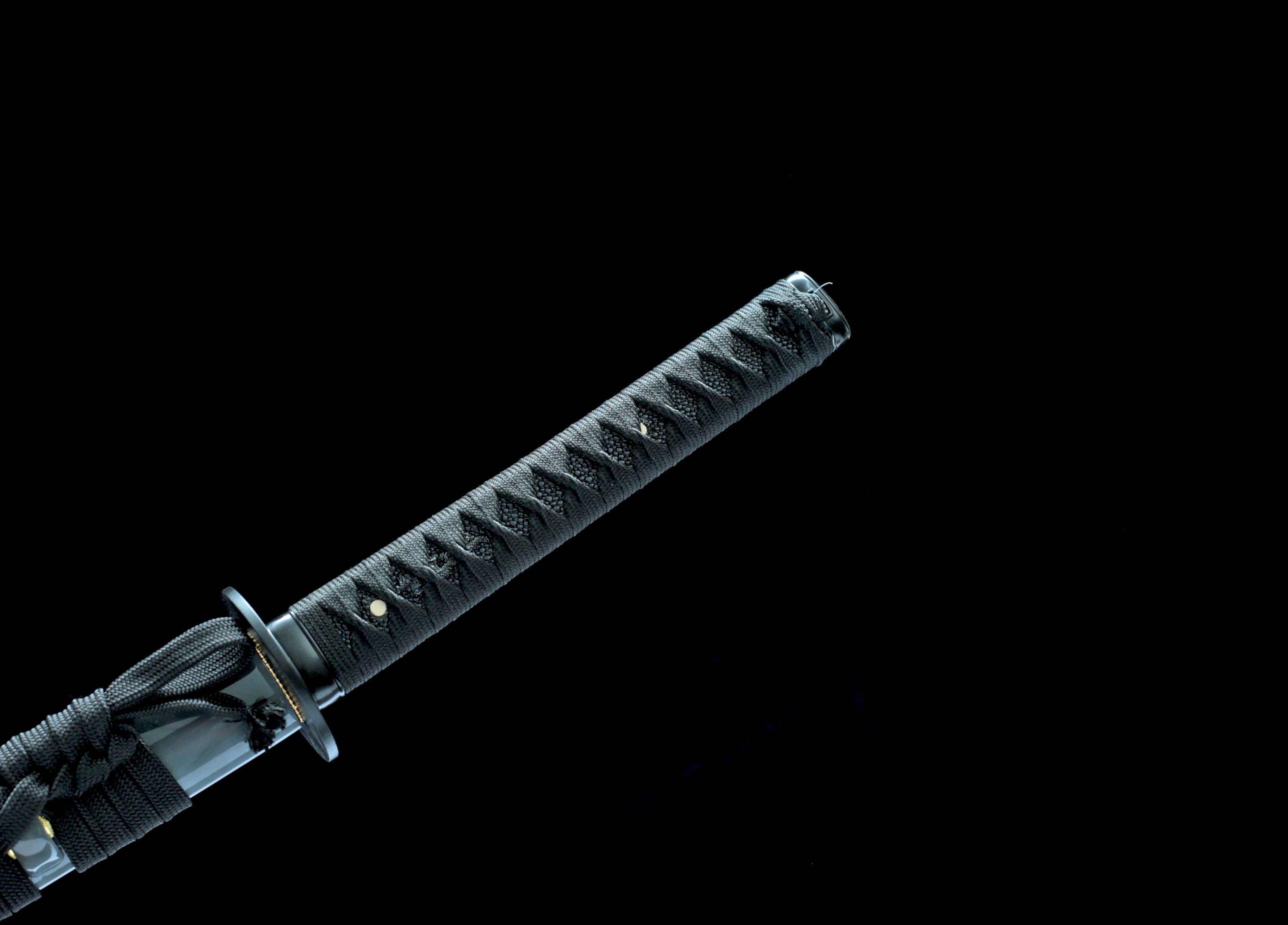 Hand Forged Japanese Katana Dual Reapers Blade(1095 Carbon Steel)