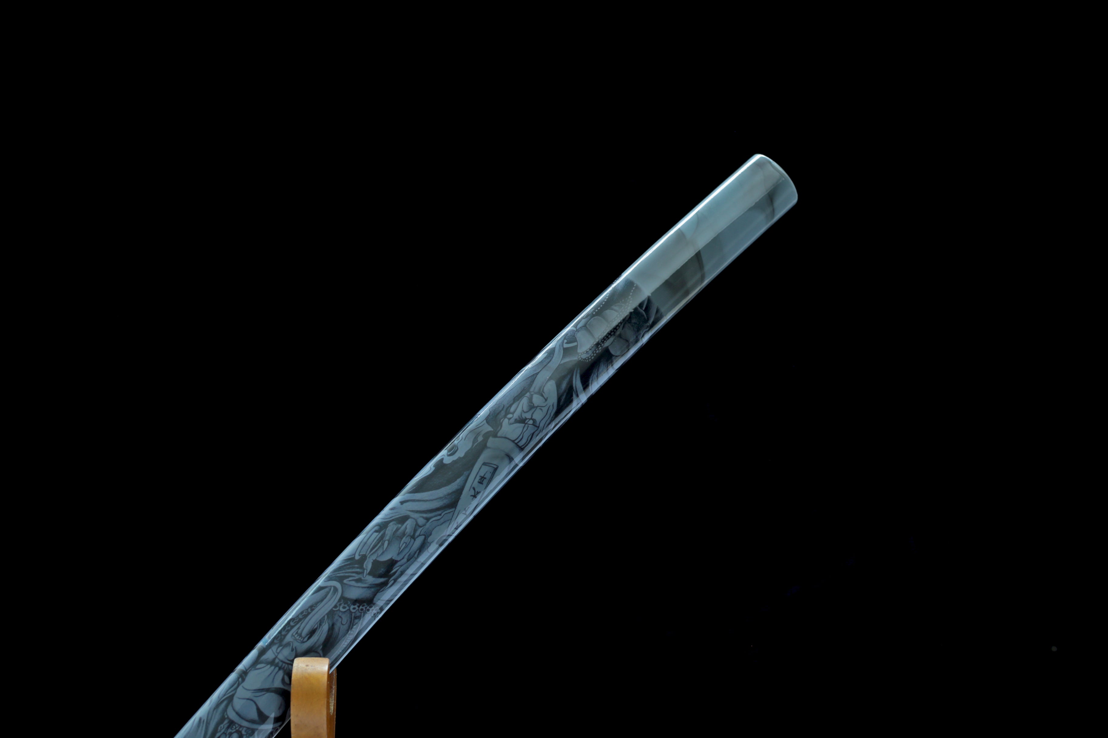 Hand Forged Japanese Katana Dual Reapers Blade(1095 Carbon Steel)