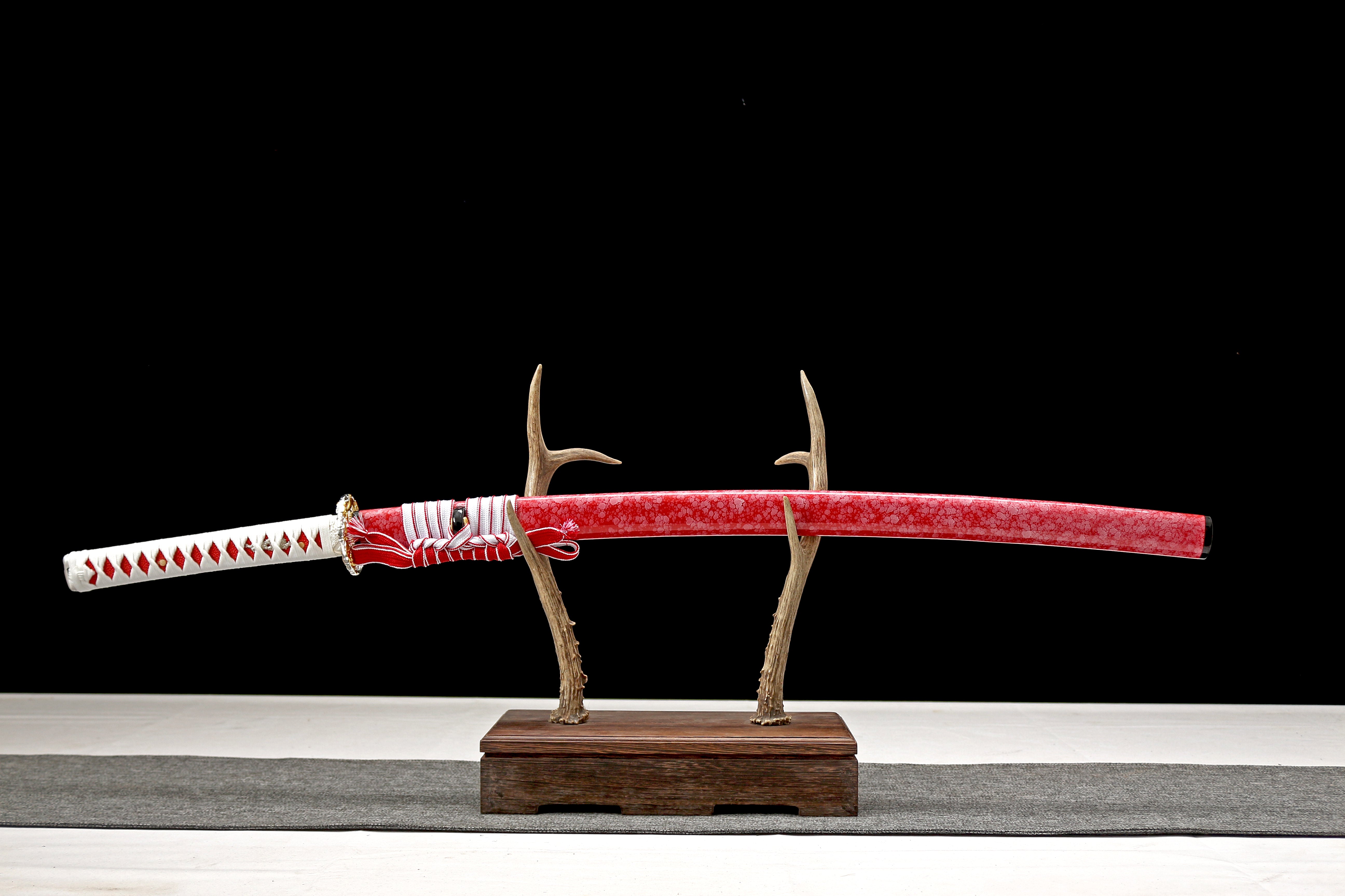 Hand Forged Japanese Katana Crimson Karma Blade(1095 Carbon Steel)