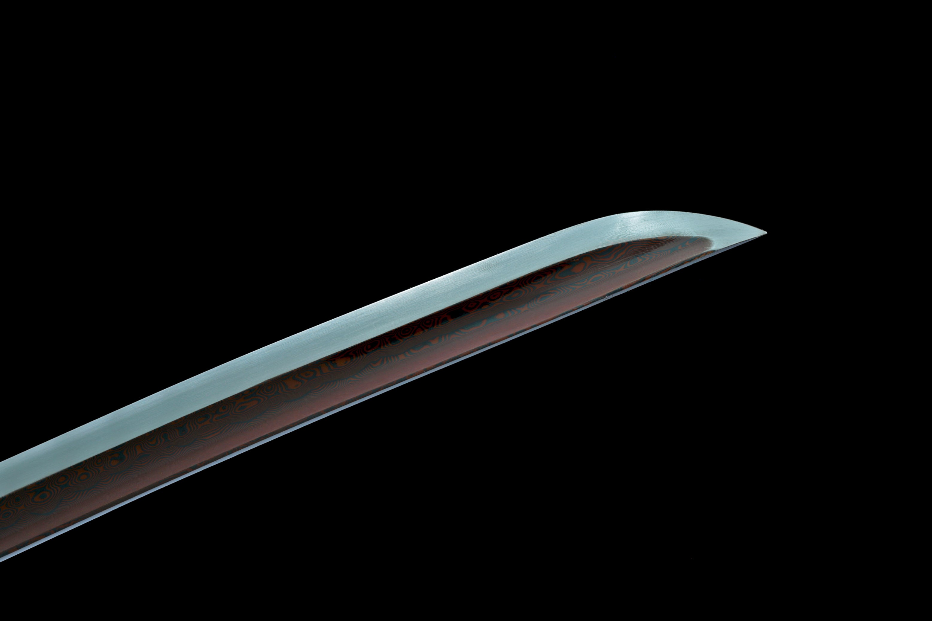 Hand Forged Japanese Katana Silversoul Phantom Blade(Damascus Steel)