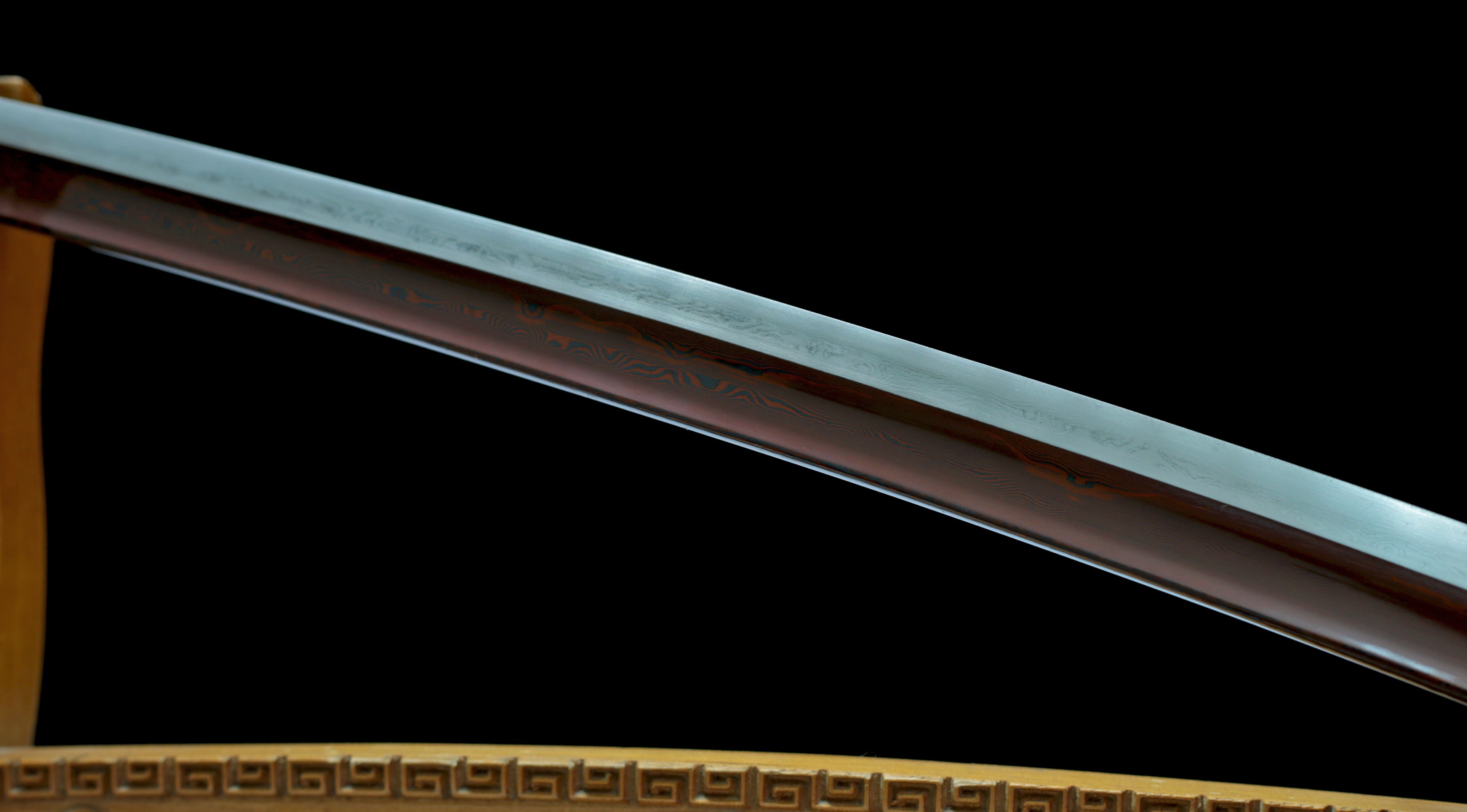 Hand Forged Japanese Katana Silversoul Phantom Blade(Damascus Steel)