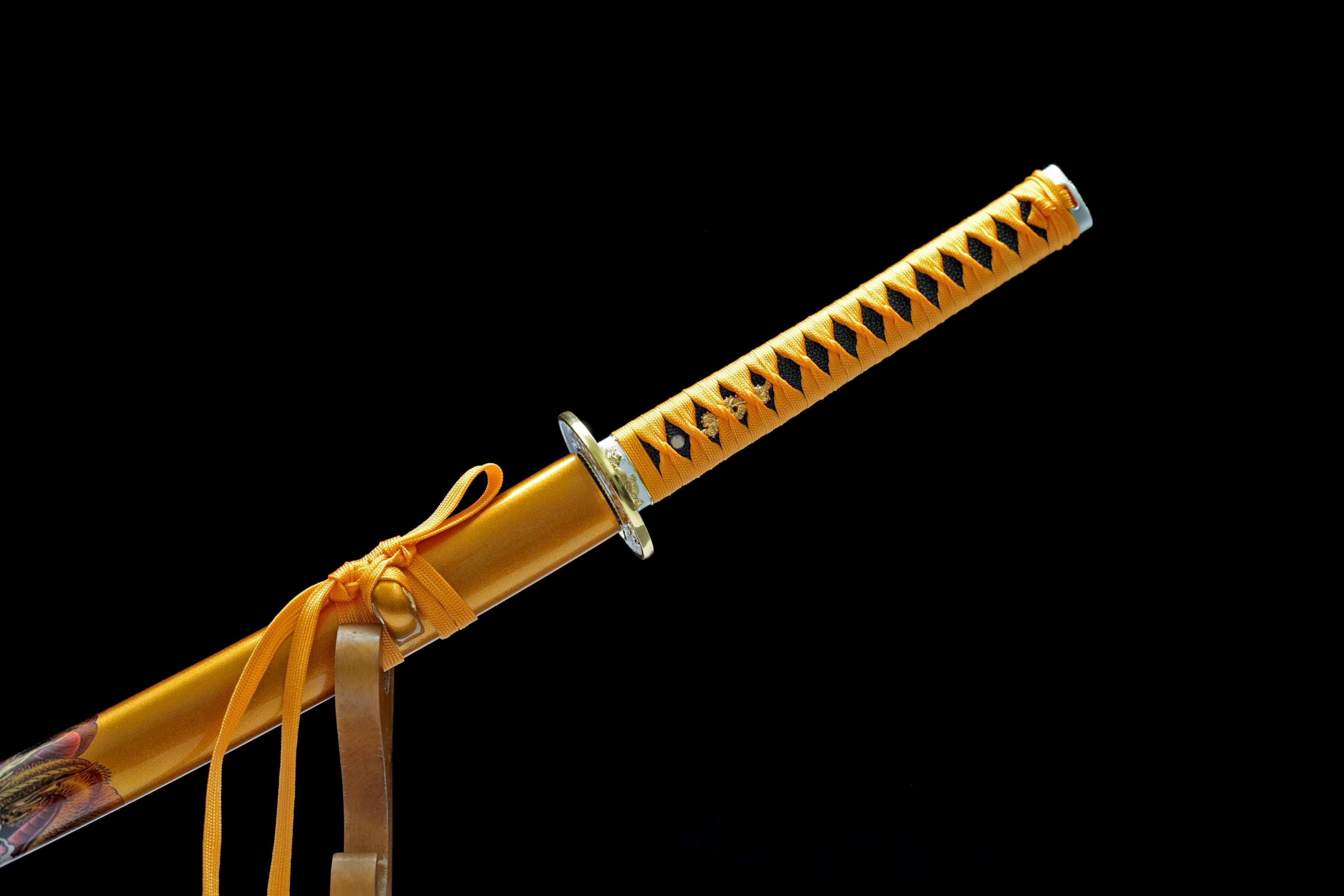 Hand Forged Japanese Katana Inferno Draconis Blade(1045 Carbon Steel)
