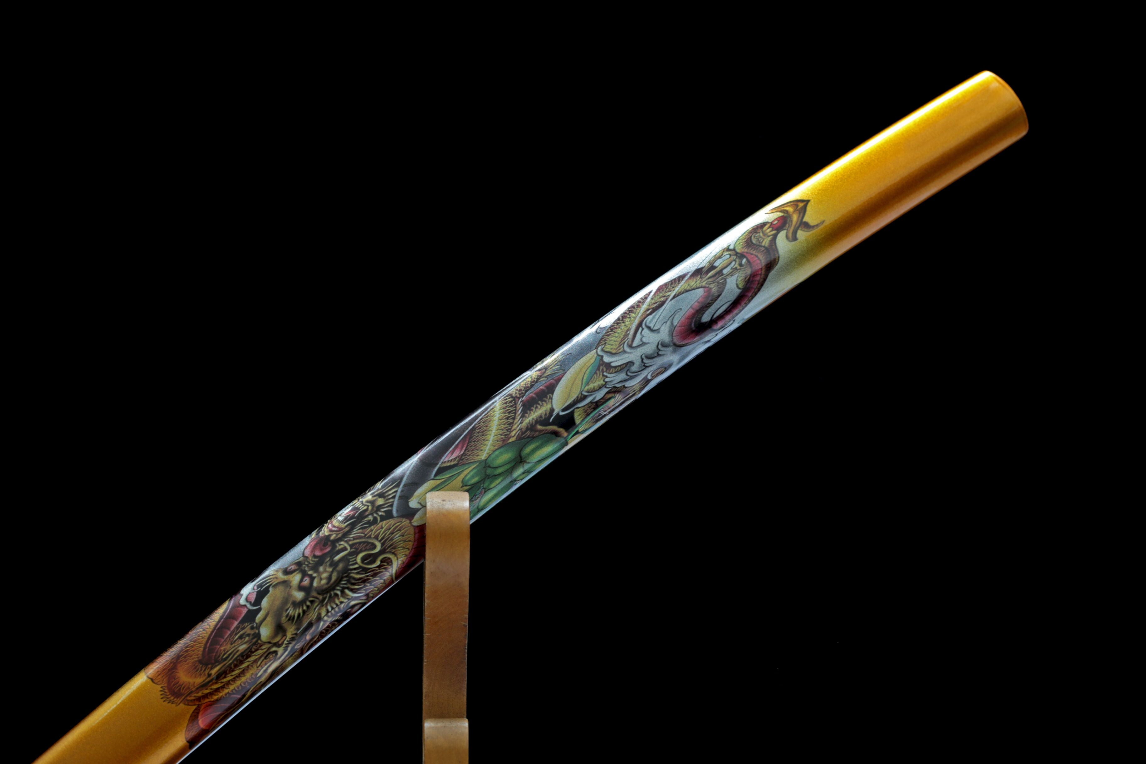 Hand Forged Japanese Katana Inferno Draconis Blade(1045 Carbon Steel)