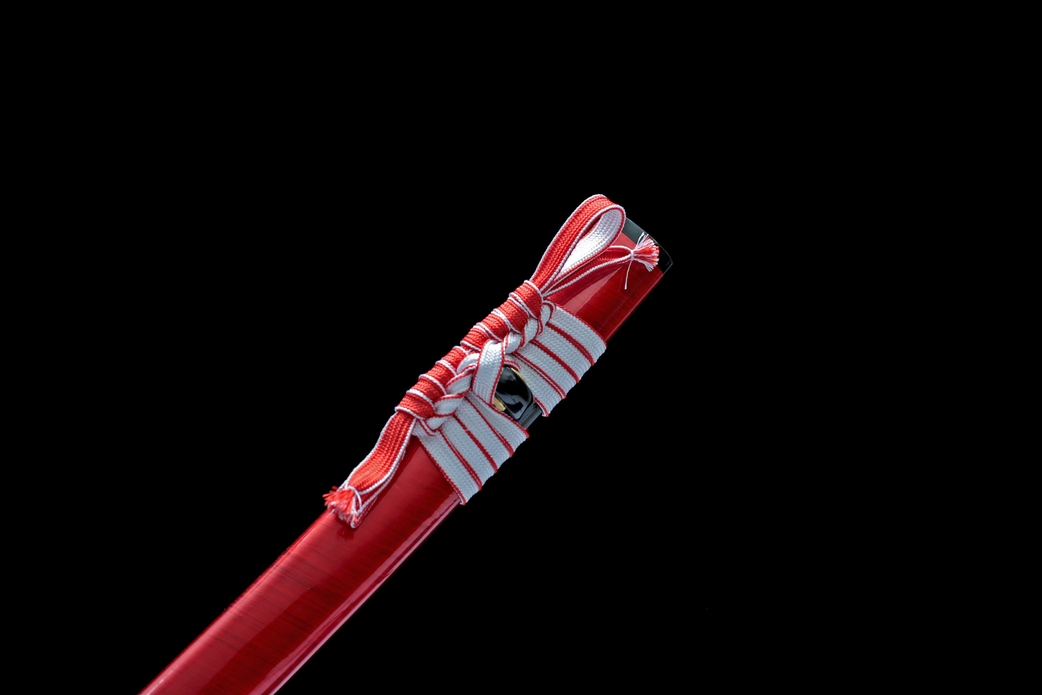 Hand Forged Japanese Katana Vermilion Harbinger Blade(1095 Carbon Steel)